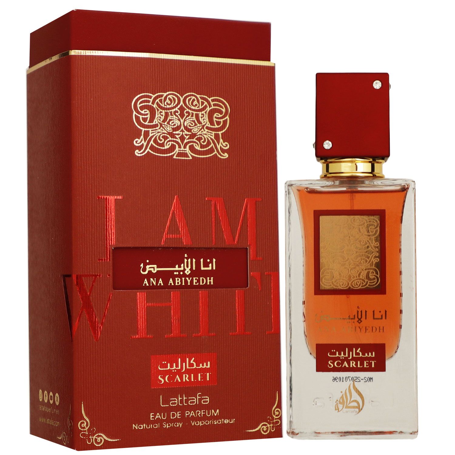 Lattafa Ana Abiyedh Scarlet 60 ml Eau de Parfum EDP Unisexparfum