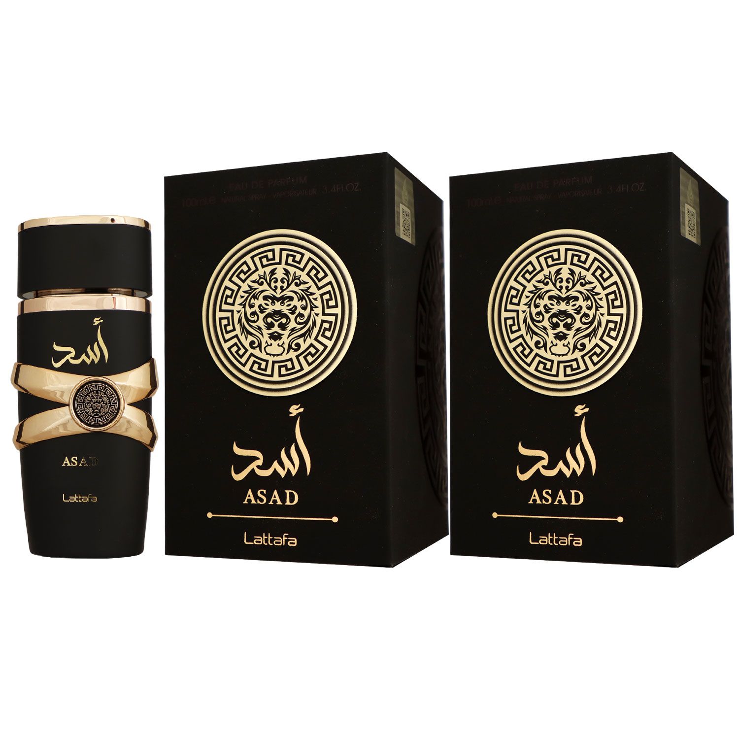 Lattafa Asad 2 x 100 ml Eau de Parfum EDP Herrenparfum Set