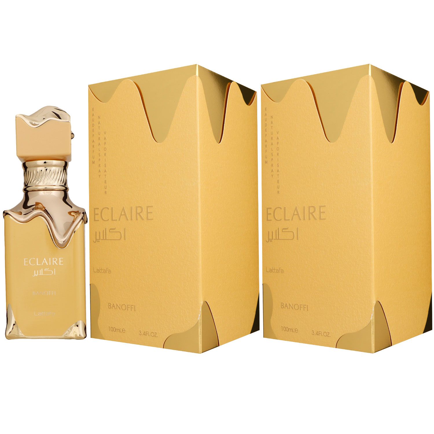 Lattafa Eclaire Banoffi 2 x 100 ml Eau de Parfum EDP Unisexparfum