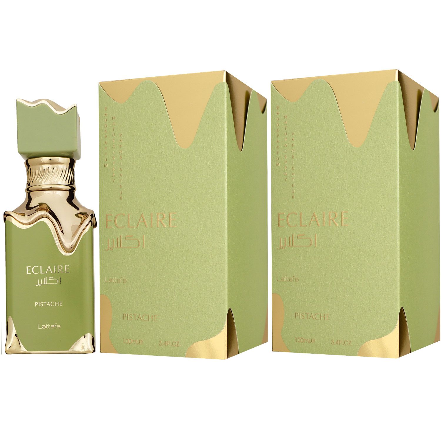Lattafa Eclaire Pistache 2 x 100 ml Eau de Parfum EDP Set Unisexparfum