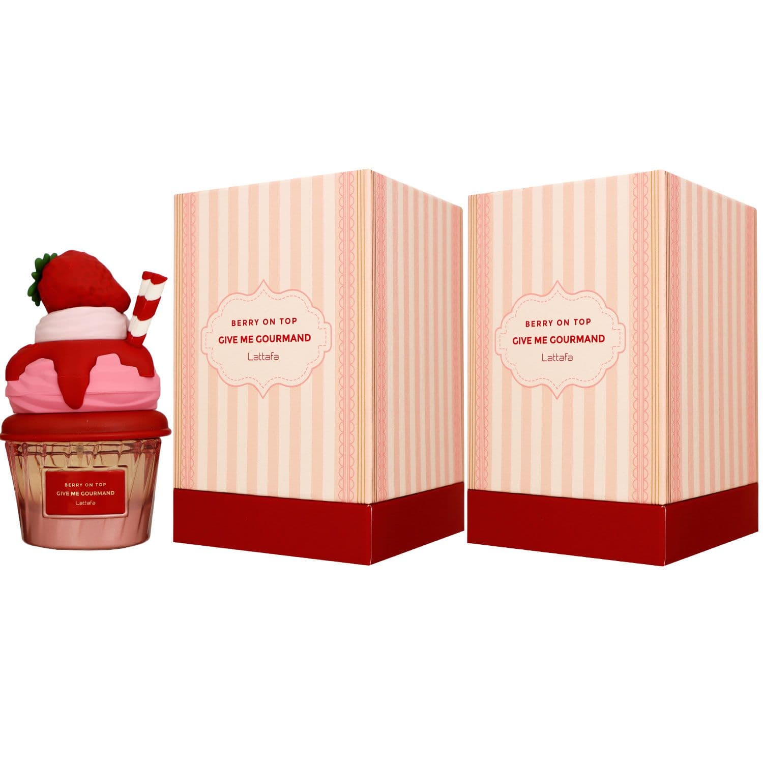 Lattafa Give Me Gourmand Berry on Top 2 x 75 ml Eau de Parfum EDP Set