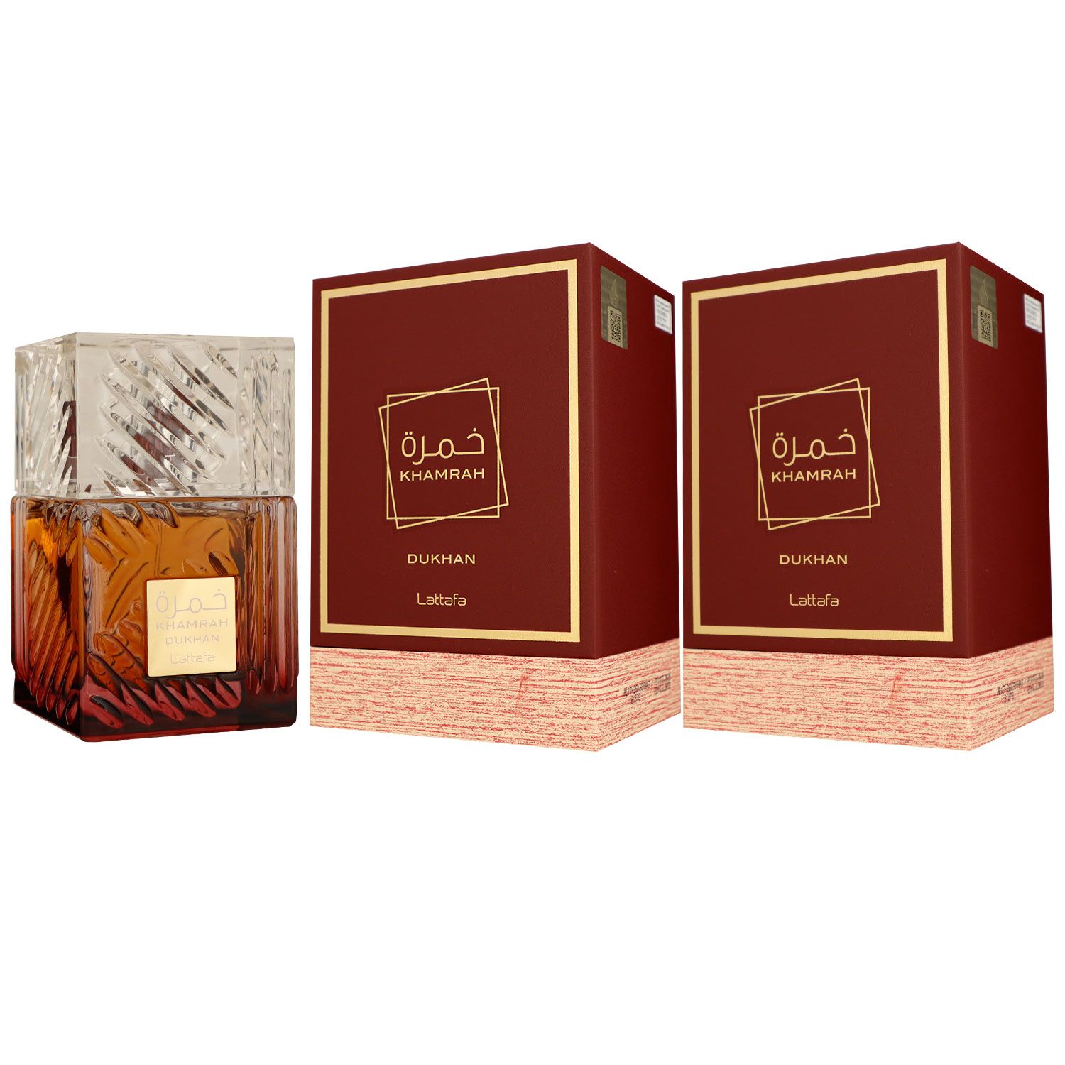 Lattafa Khamrah Dukhan 2 x 100 ml Eau de Parfum EDP Herrenparfum Set