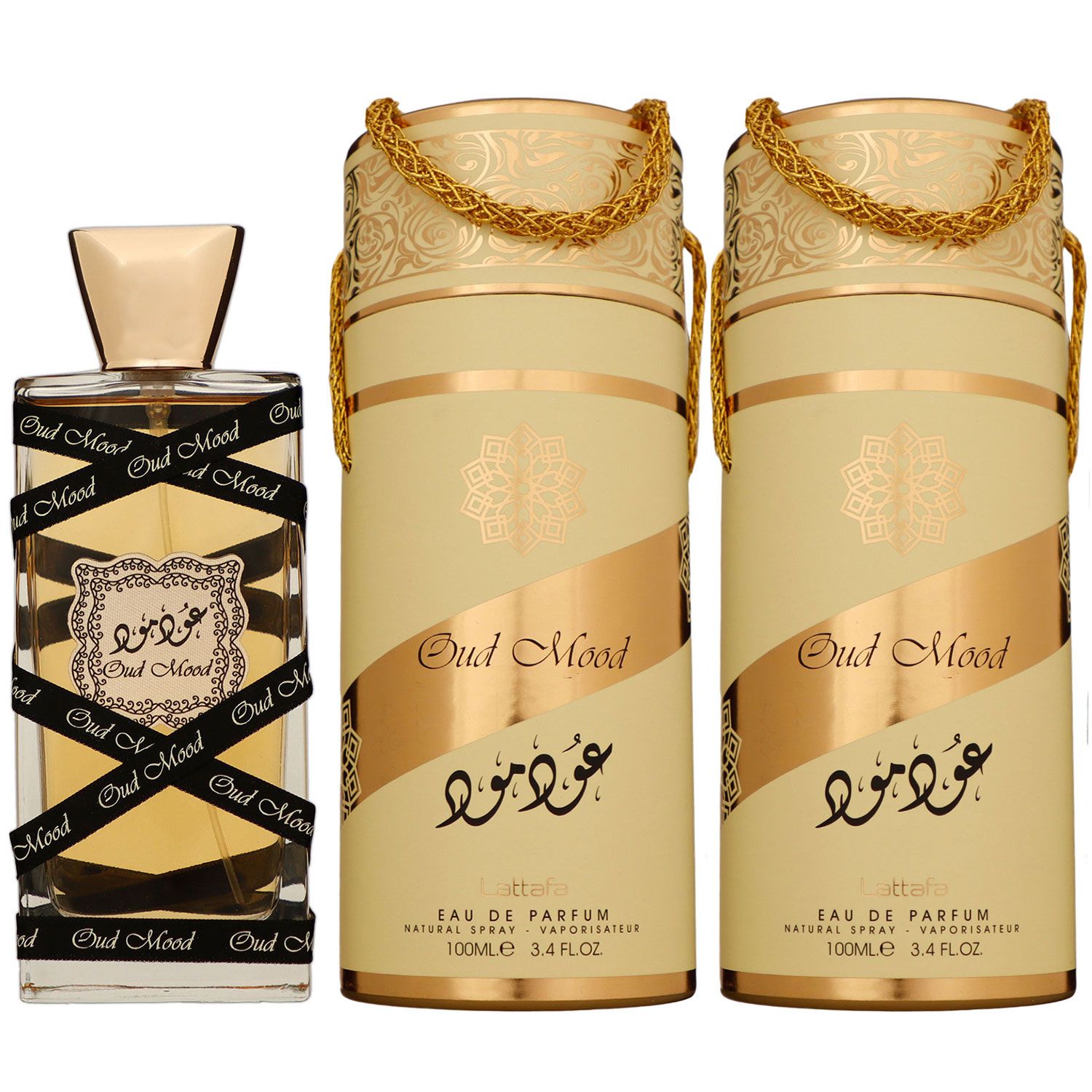 Lattafa Oud Mood 2 x 100 ml Eau de Parfum EDP Unisexparfum Set