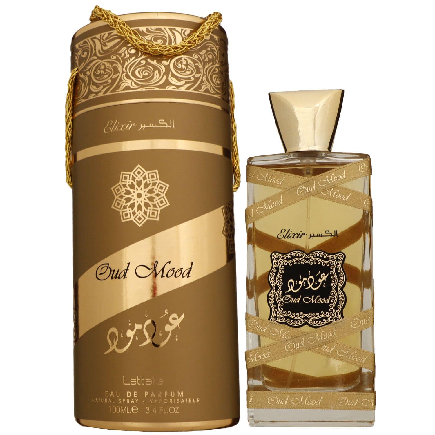 Lattafa Oud Mood Elixir 100 ml Eau de Parfum EDP Damenparfum