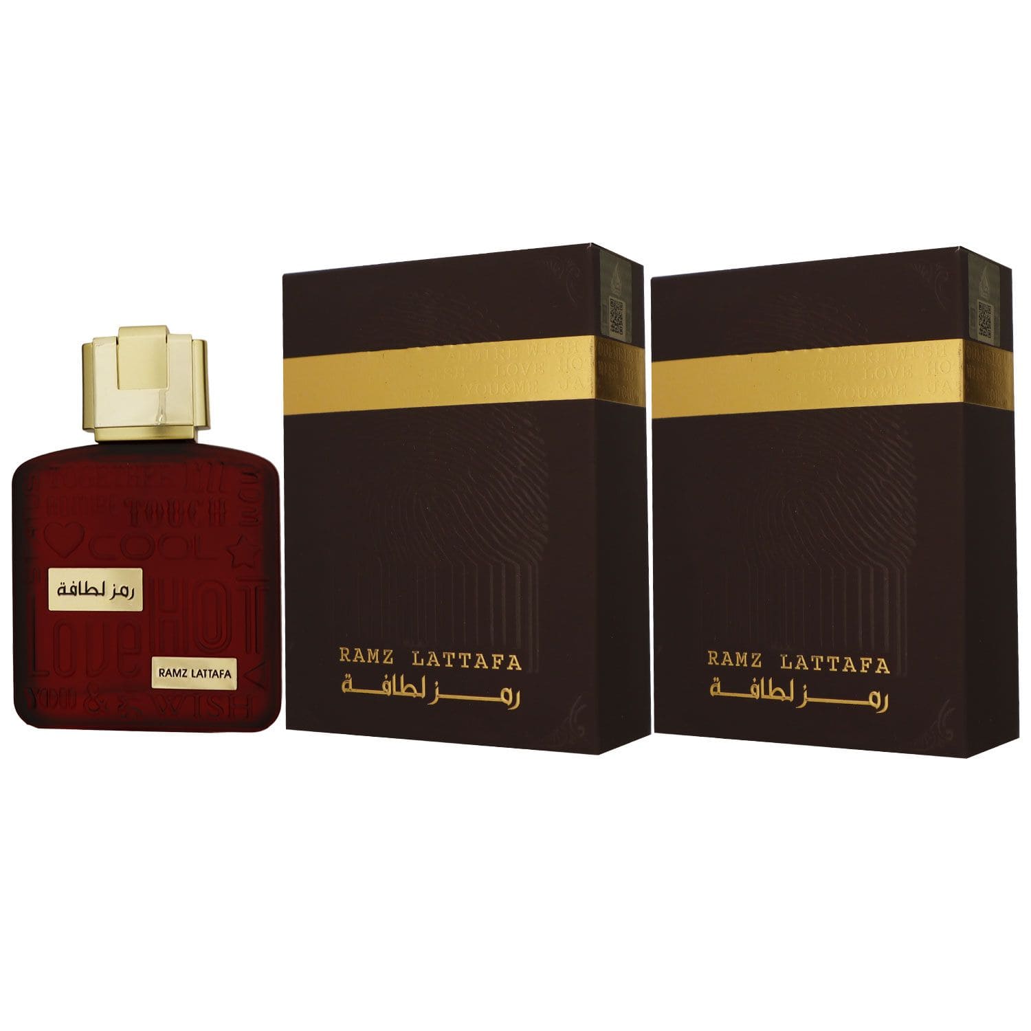 Lattafa Ramz Lattafa Gold 2 x 100 ml Eau de Parfum EDP Damenparfum Set