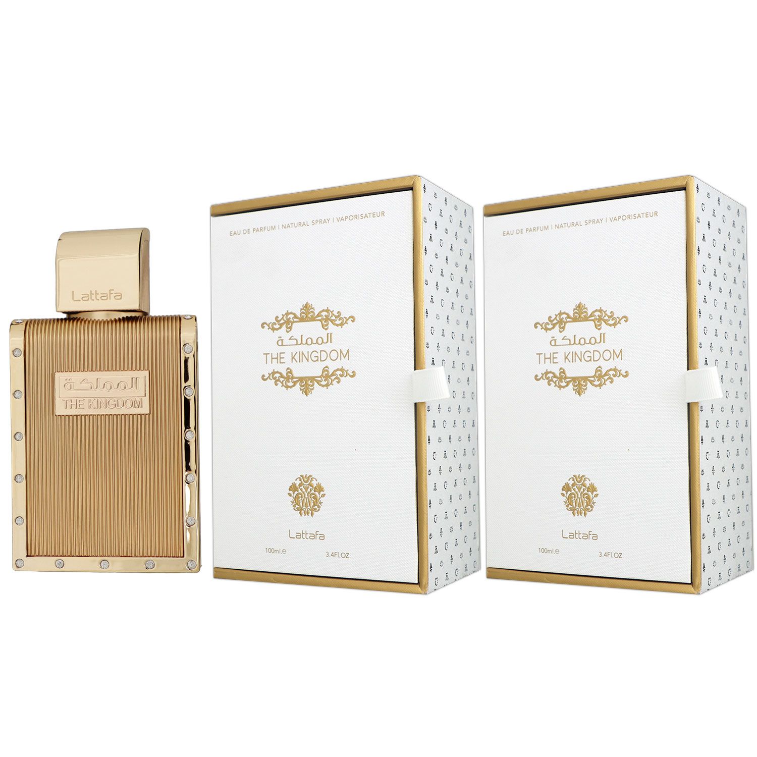 Lattafa The Kingdom for Men 2 x 100 ml Eau de Parfum EDP Herrenparfum Set