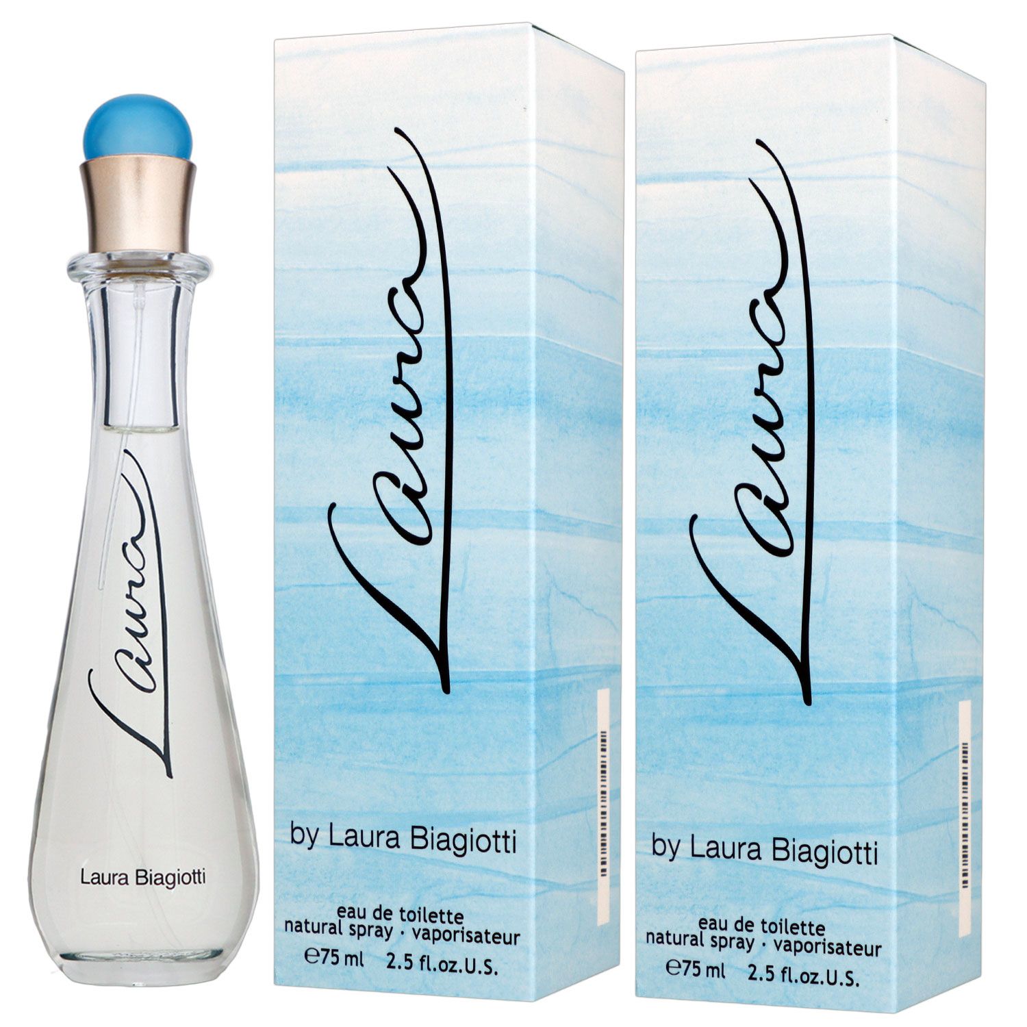Laura Biagiotti Laura by Laura 2 x 75 ml Eau de Toilette EDT Set Damenduft