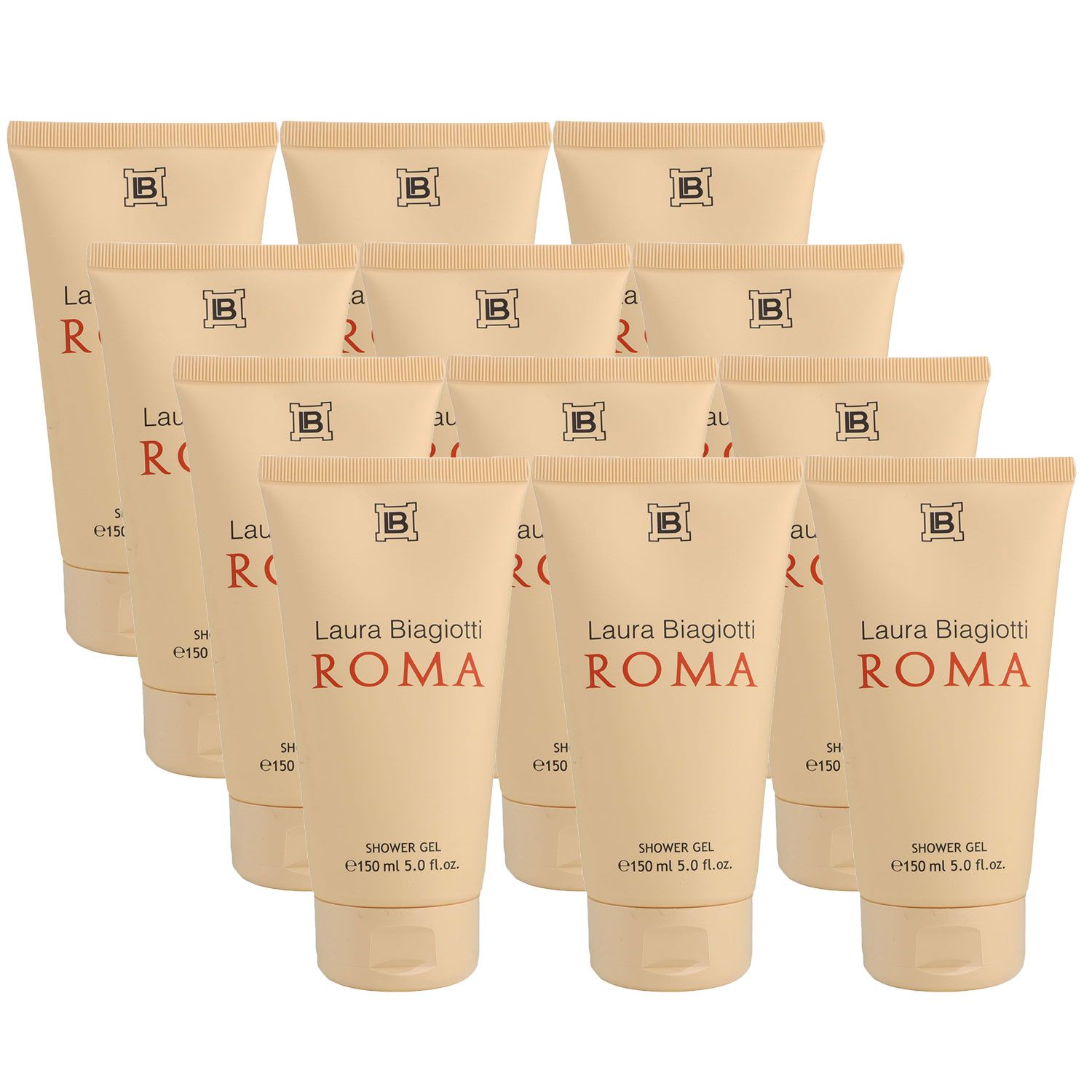Laura Biagiotti Roma 12 x 150 ml Showergel Duschgel Shower Gel Set