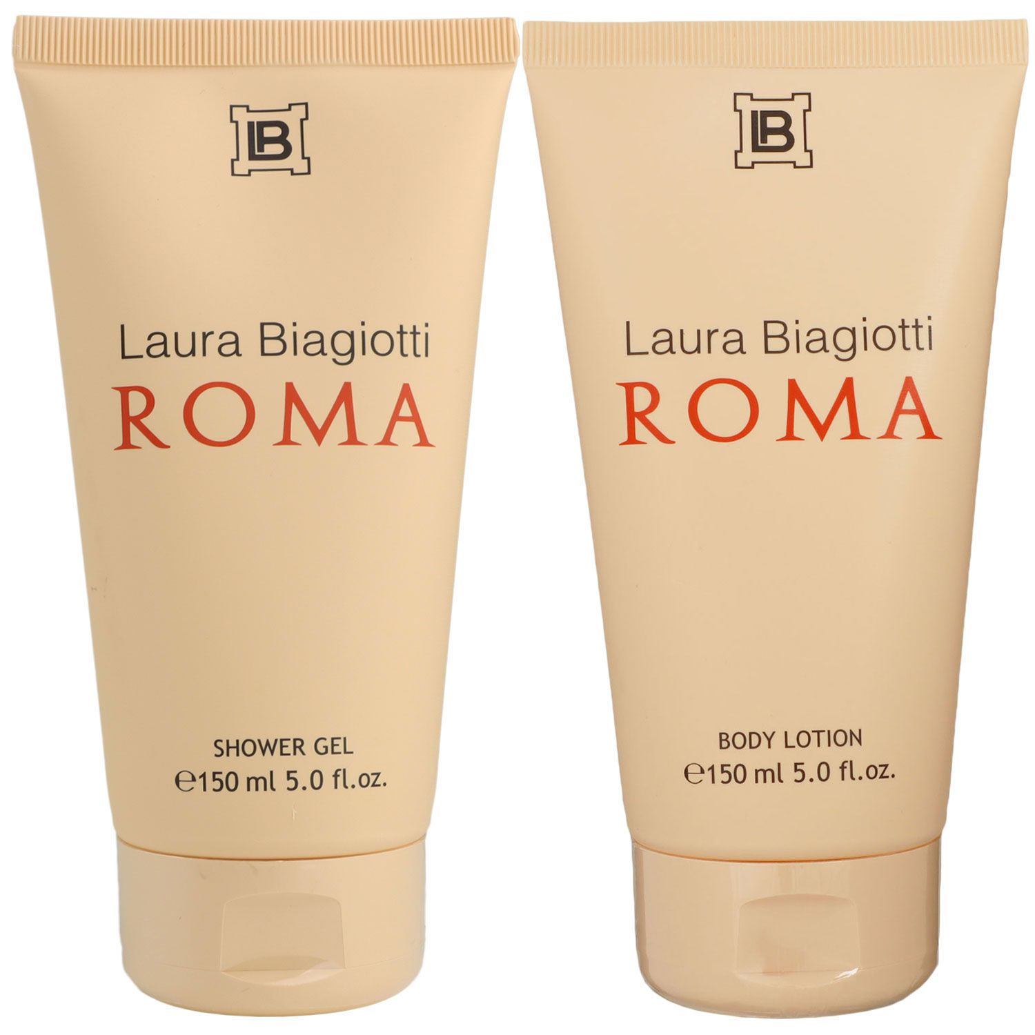 Laura Biagiotti Roma 150 ml Showergel Duschgel & 150 ml Bodylotion Set