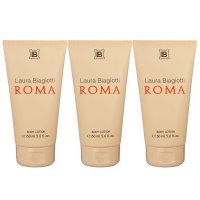 Laura Biagiotti Roma 3 x 150 ml Bodylotion Krperlotion Set bei Riemax