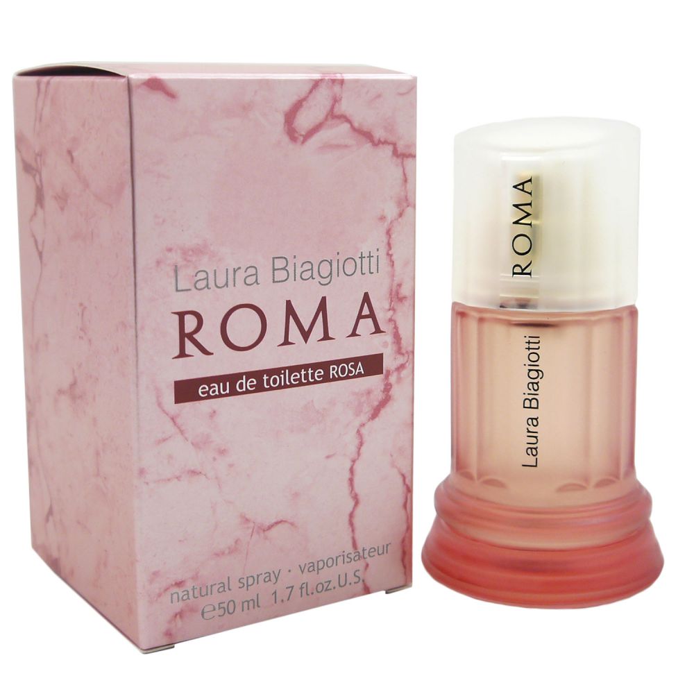 Laura Biagiotti Roma Rosa 50 ml Eau de Toilette EDT   Damenduft