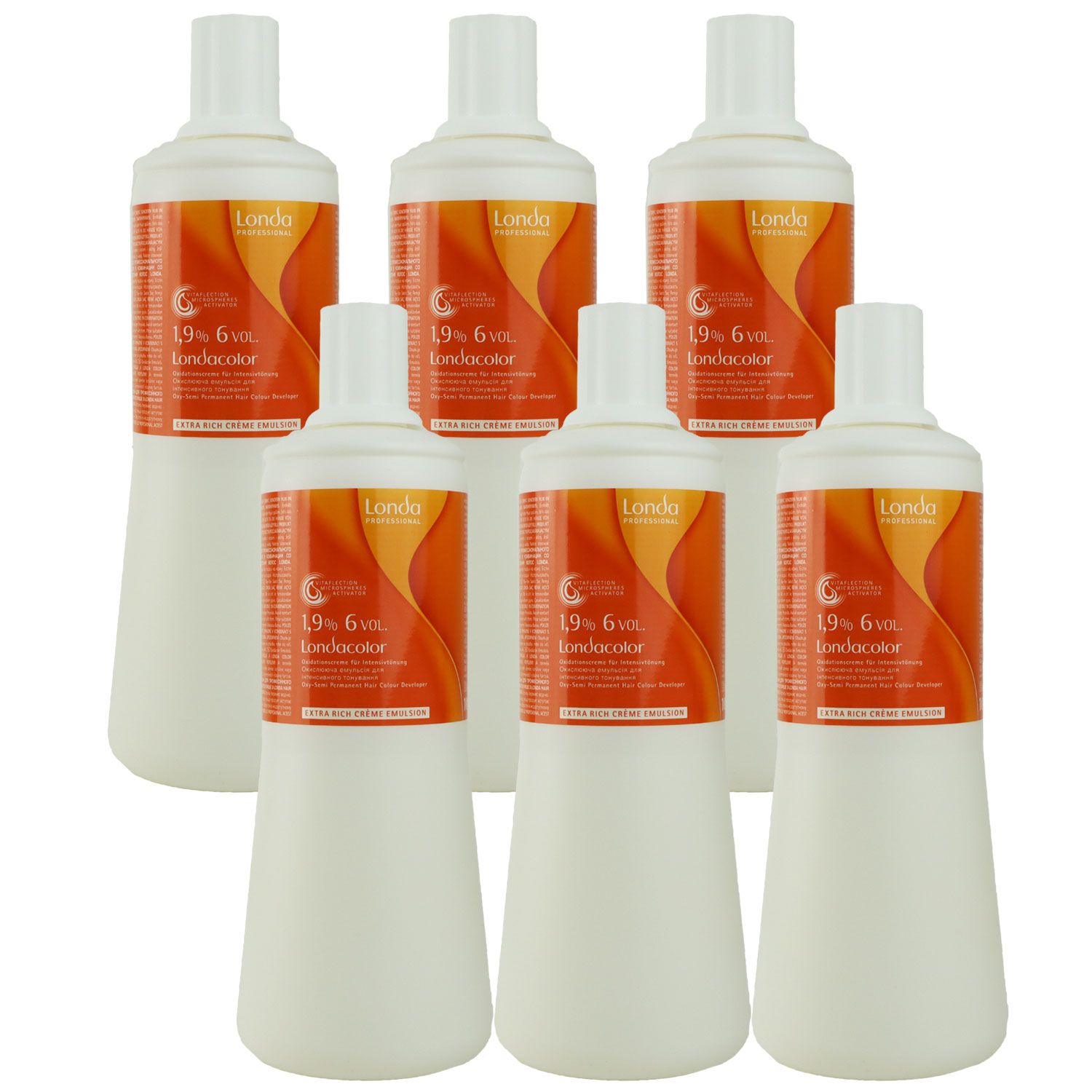 Londa Color 1,9 % 6 x 1000 ml Oxidationscreme  Set