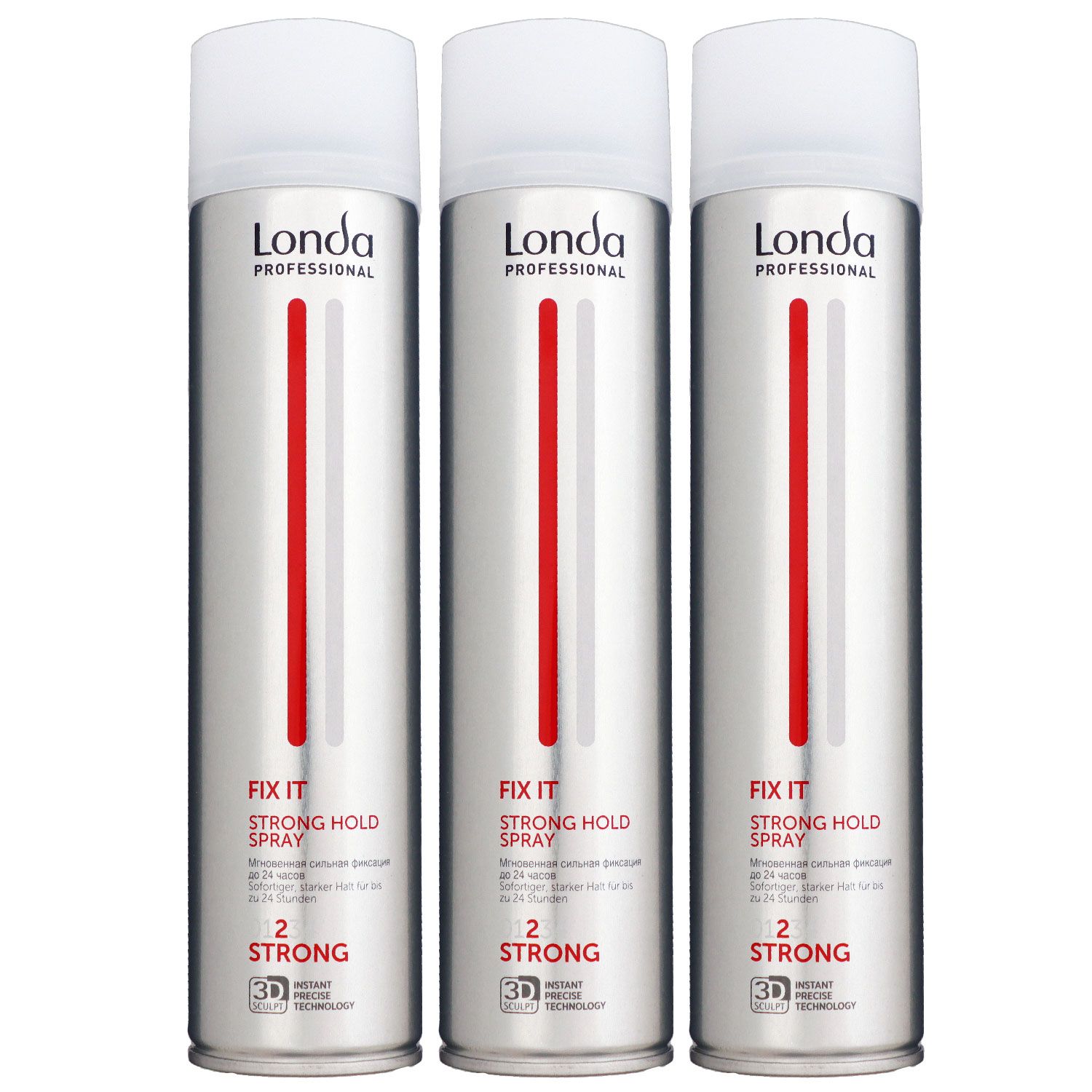 Londa Fix It 3 x 250 ml Haarspray Haarlack starker Halt Set