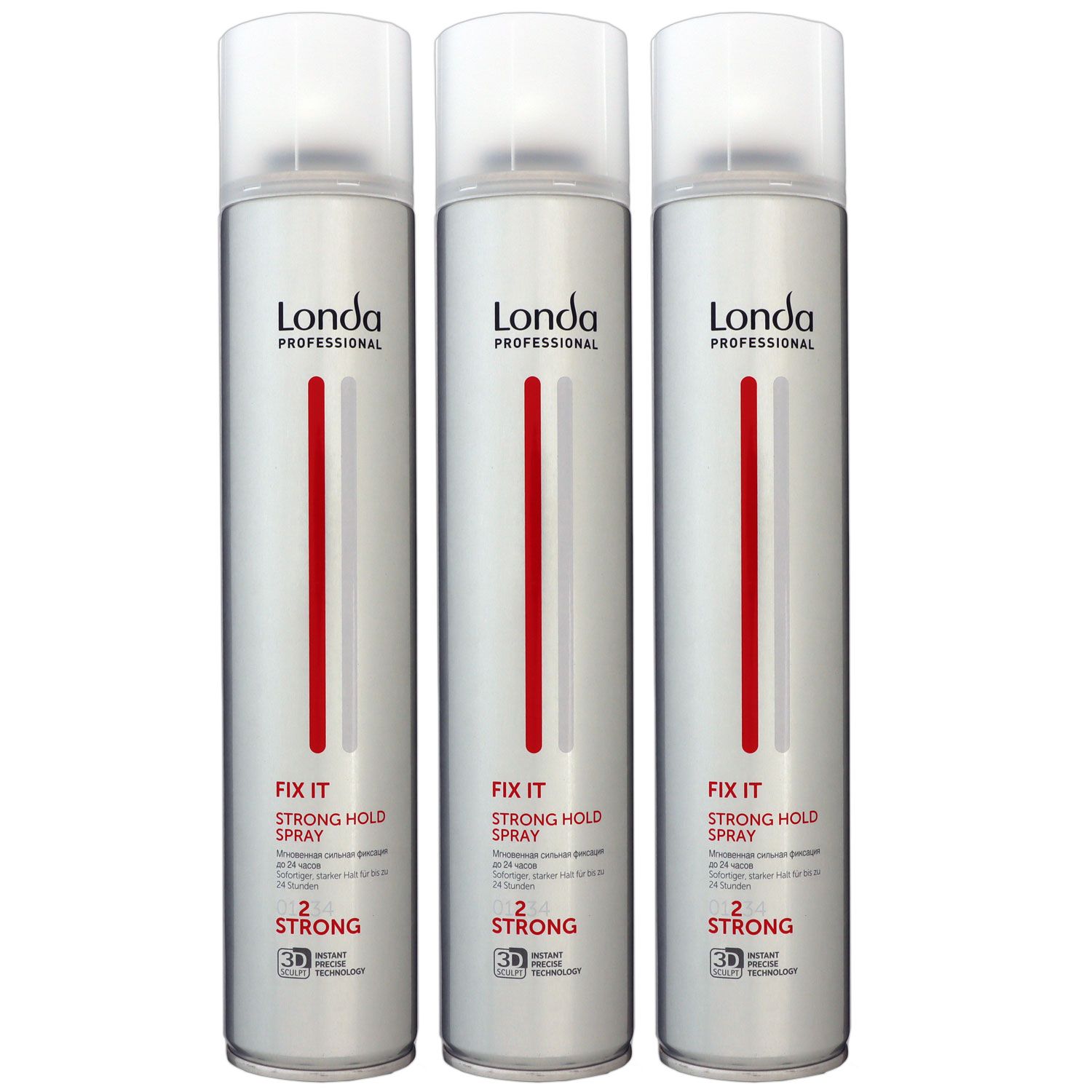 Londa Fix It 3 x 500 ml Haarspray Haarlack starker Halt Set