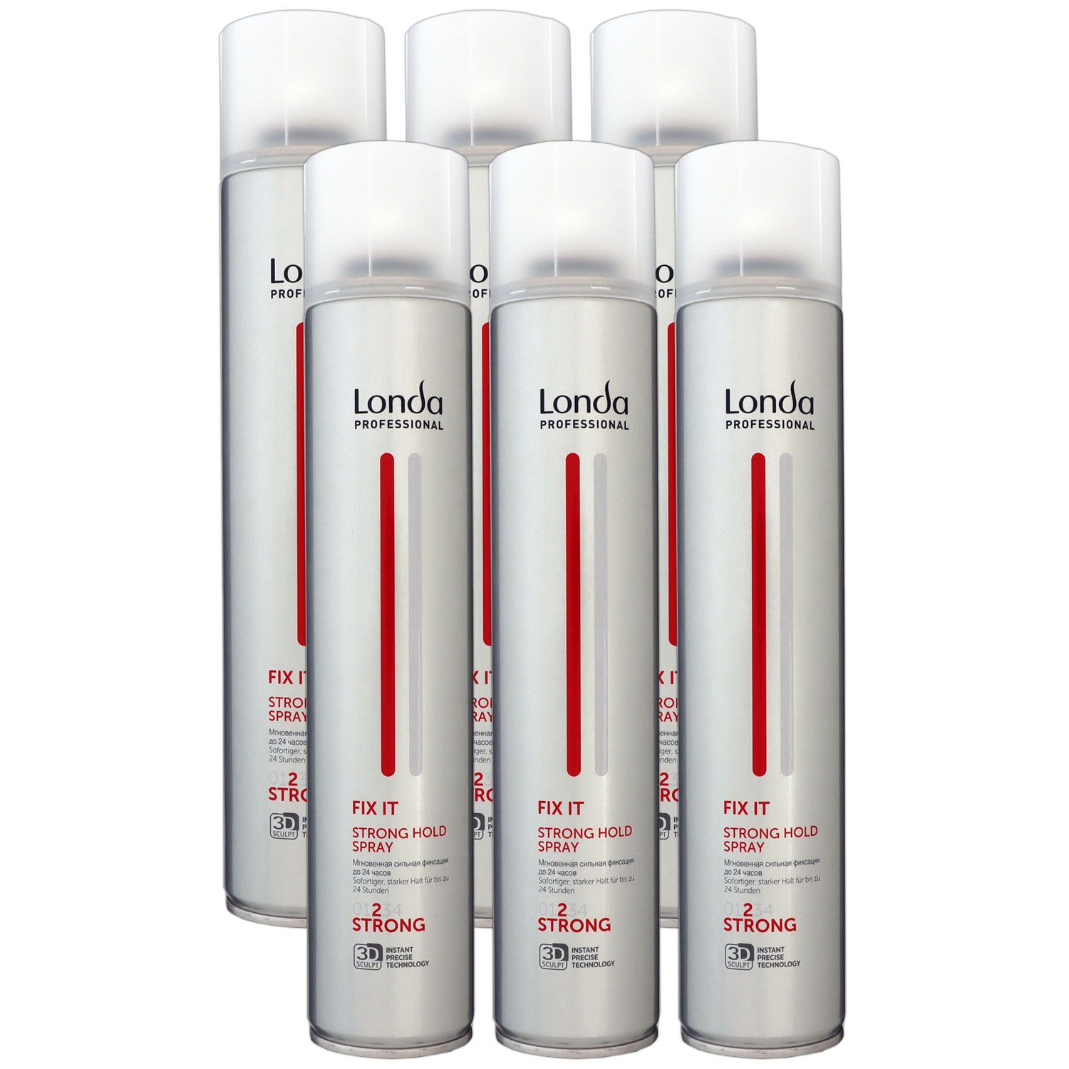Londa Fix It 6 x 500 ml Haarspray Haarlack starker Halt Set