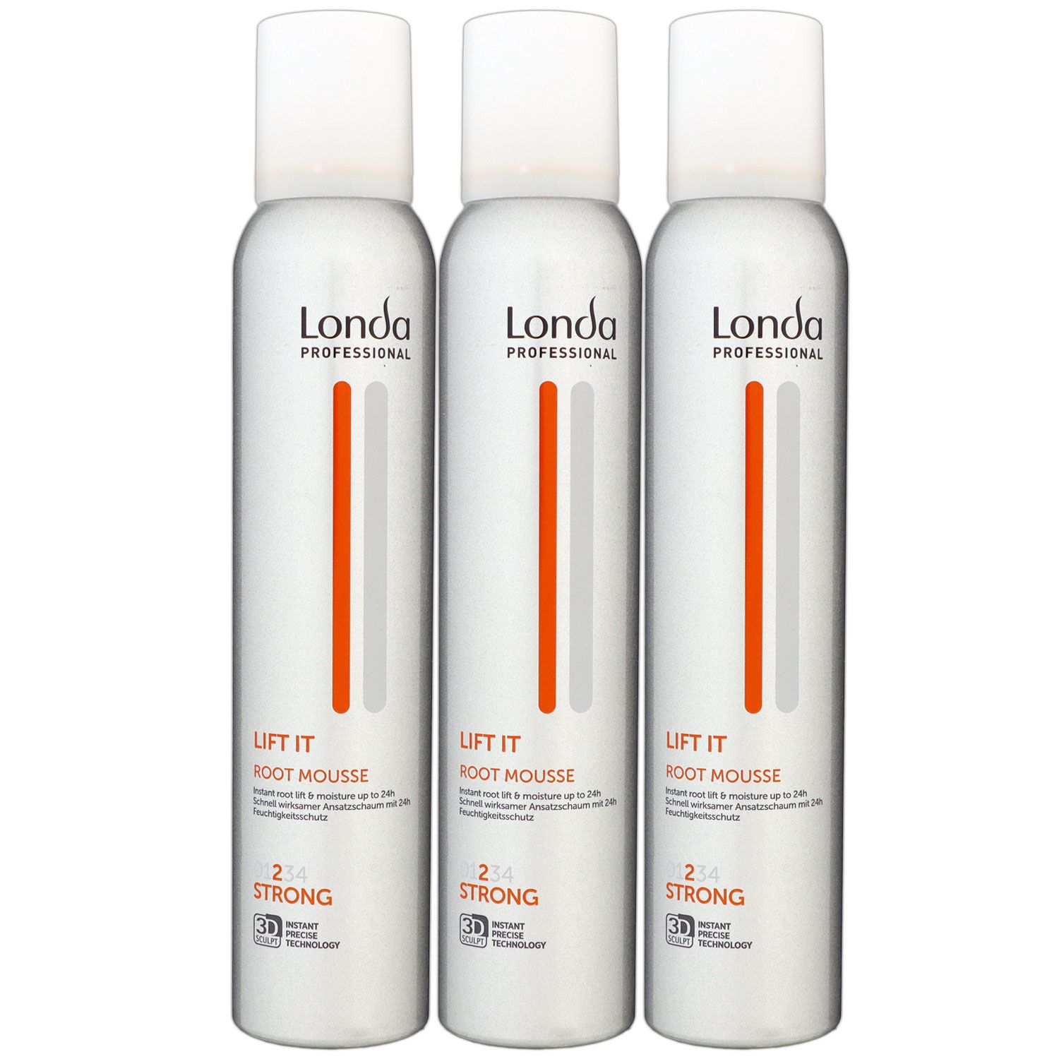 Londa Professional Lift it Root Mousse 3 x 200 ml Ansatzschaum Schaum f�r Haarvolumen Set