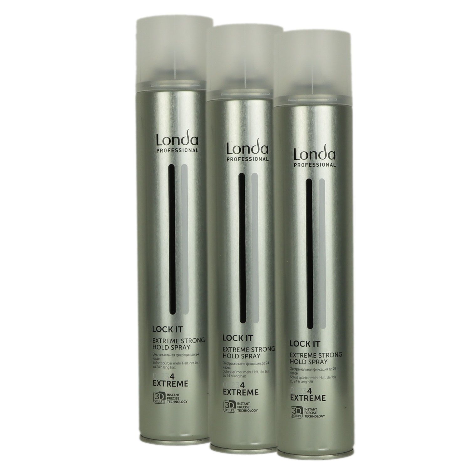 Londa Professional Style Lock It 3 x 500 ml extreme Haarspray f�r extremen Halt Set