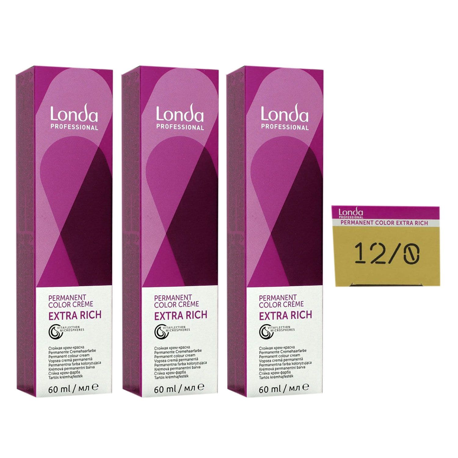 Londa Cremehaarfarbe Spezialblond Asch – 12/1, 60 Ml, Für Aschblonde Strähnchen & Nuancen