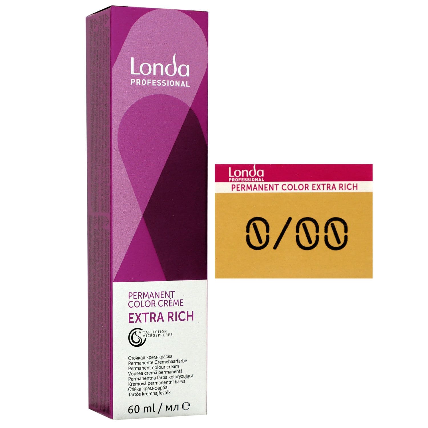 Londa Professional permanente Cremehaarfarbe Extra Rich 60 ml 0/00 clear klarton