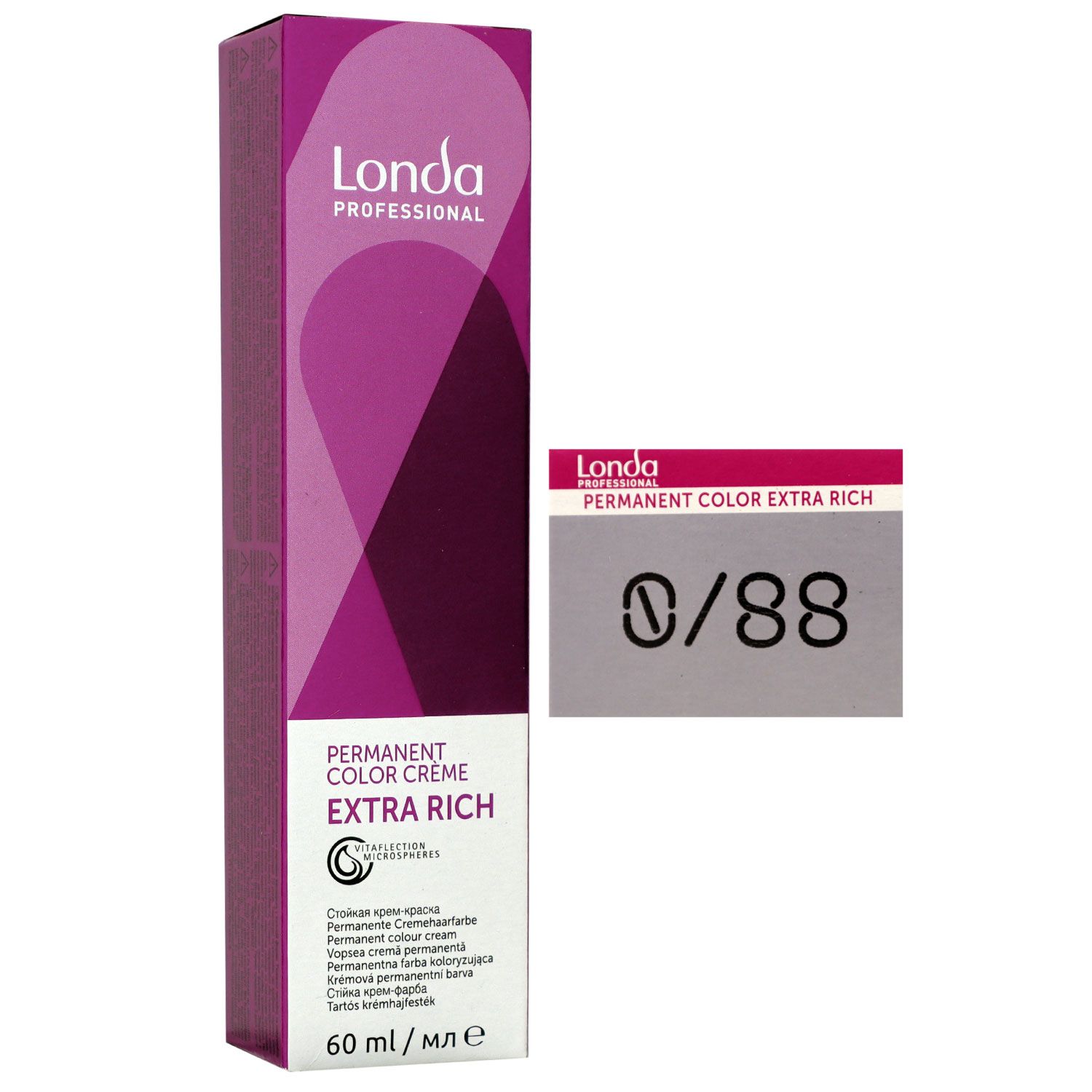 Londa Professional permanente Cremehaarfarbe Extra Rich 60 ml 0/88 mixton perl intensiv