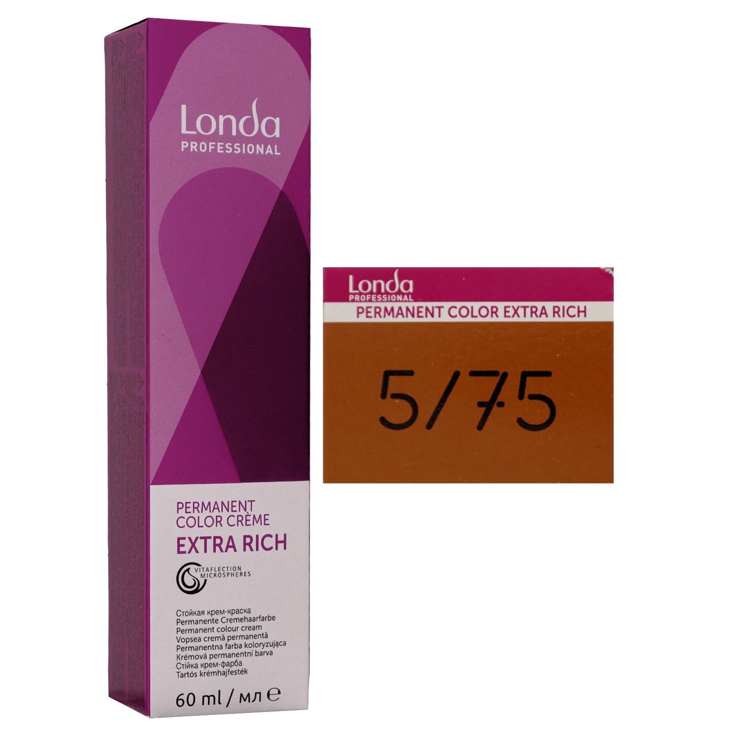 Londa Londocolor Cremehaarfarbe 5/07 - Hellbraun Natur 60ml