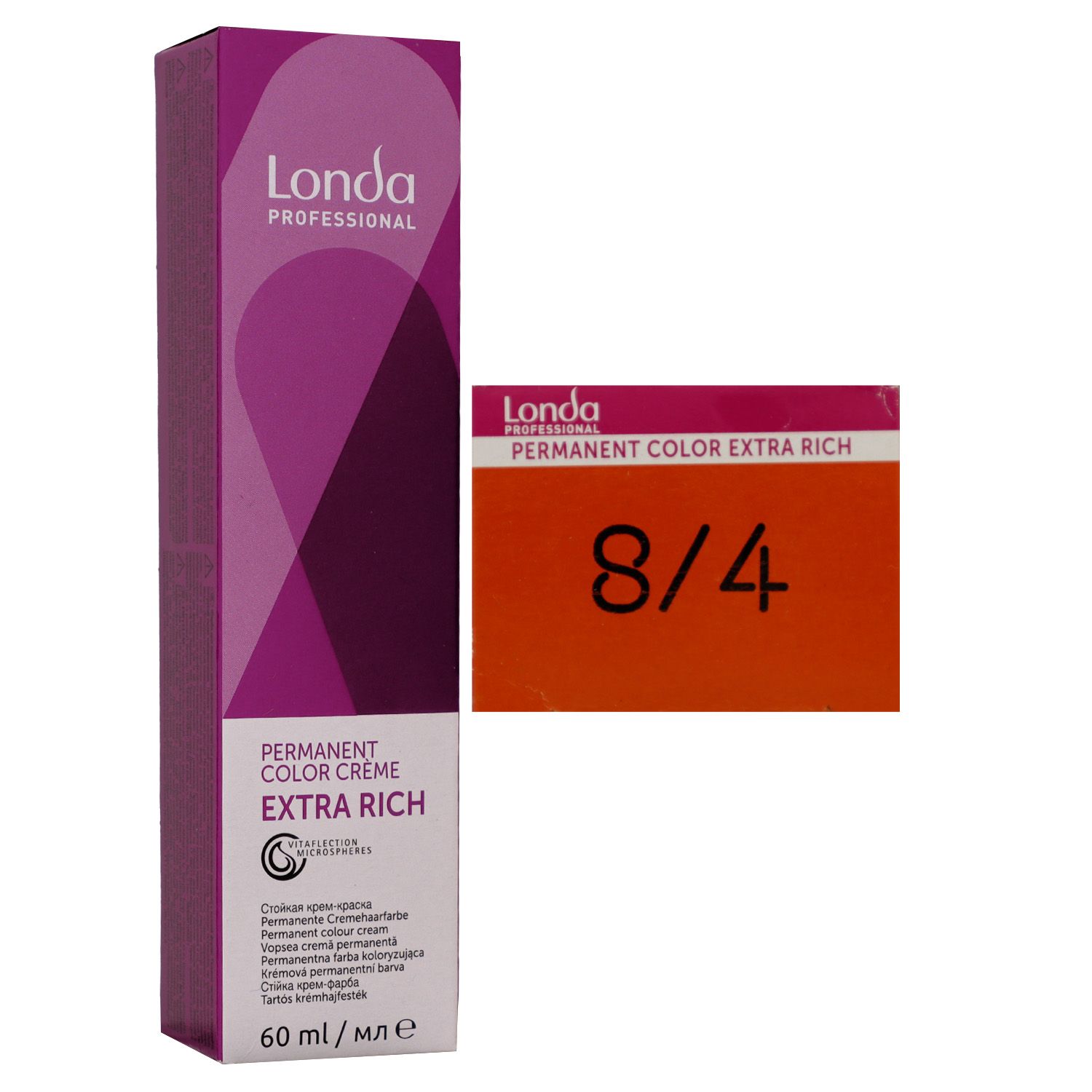 Londa Professional permanente Cremehaarfarbe Extra Rich 60 ml 8/4 hellblond kupfer