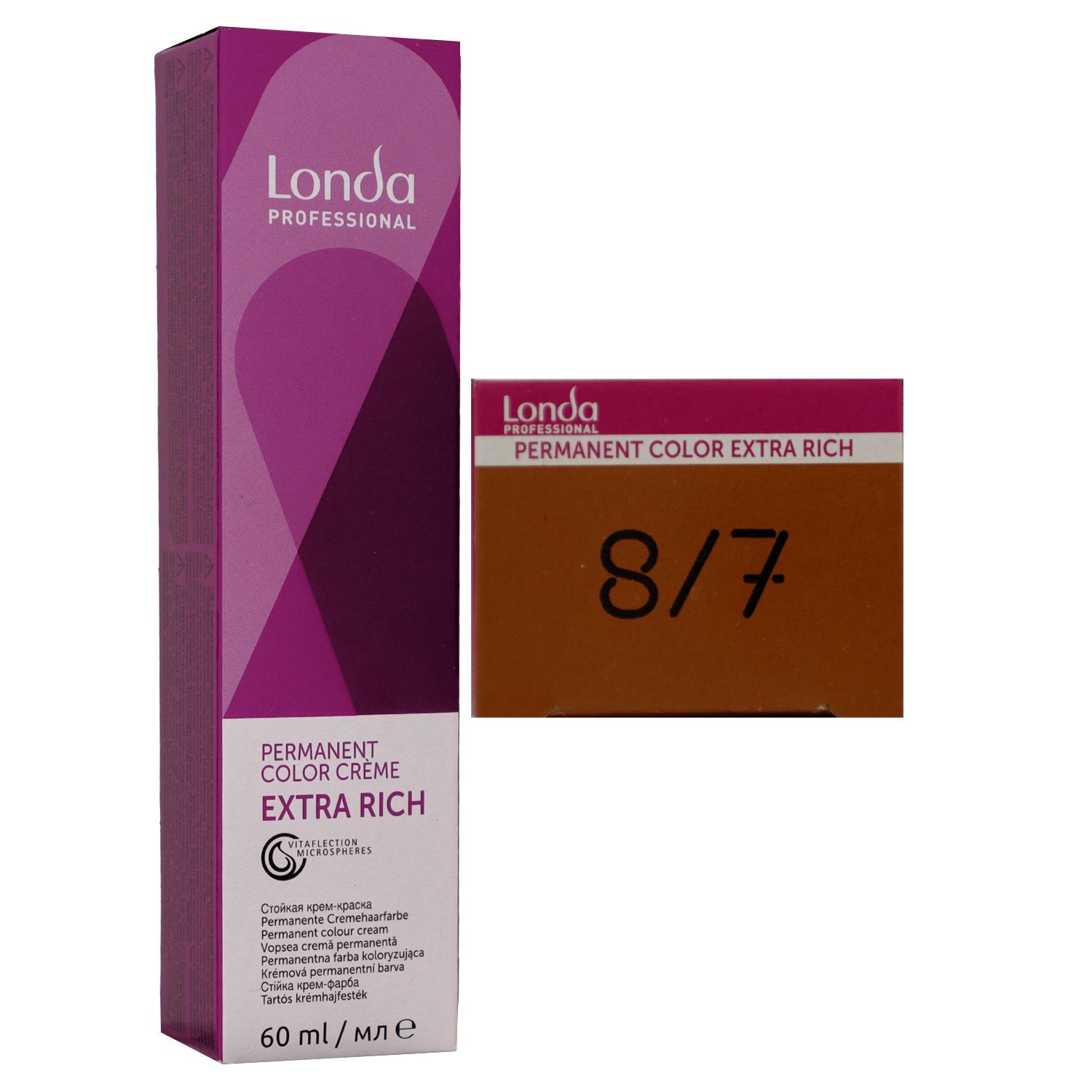 Londa Professional permanente Cremehaarfarbe Extra Rich 60 ml 8/7 hellblond braun