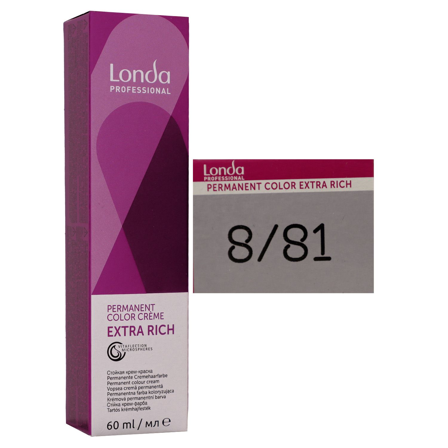 Londa Cremehaarfarbe Extra Rich 60 ml 8/81