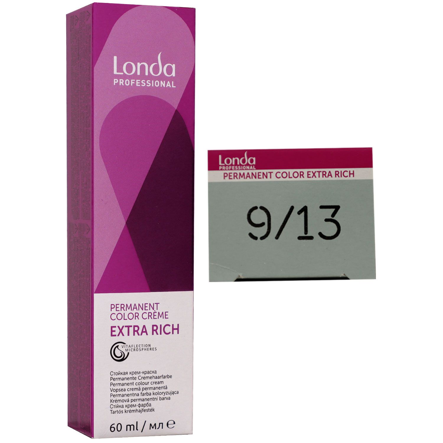 Londa Professional permanente Cremehaarfarbe Extra Rich 60 ml 9/13 lichtblond asch gold