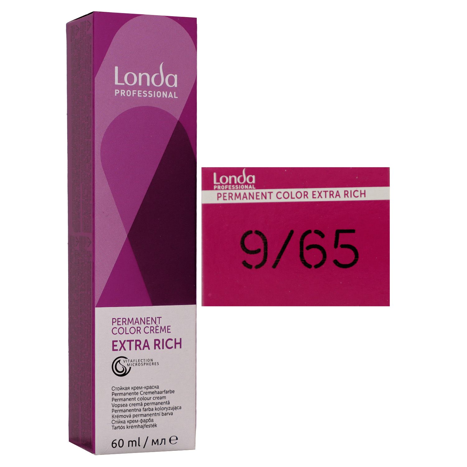 Londa Professional permanente Cremehaarfarbe Extra Rich 60 ml 9/65 lichtblond violett rot