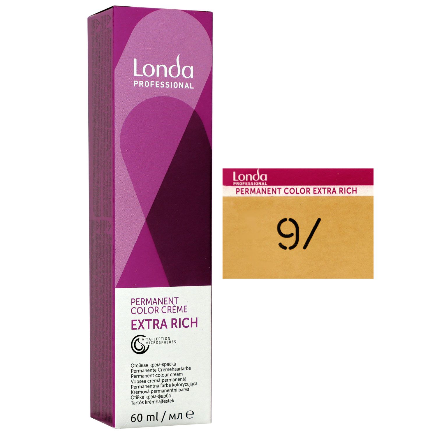 Londa Professional permanente Cremehaarfarbe Extra Rich 60 ml 9/ lichtblond natur warm