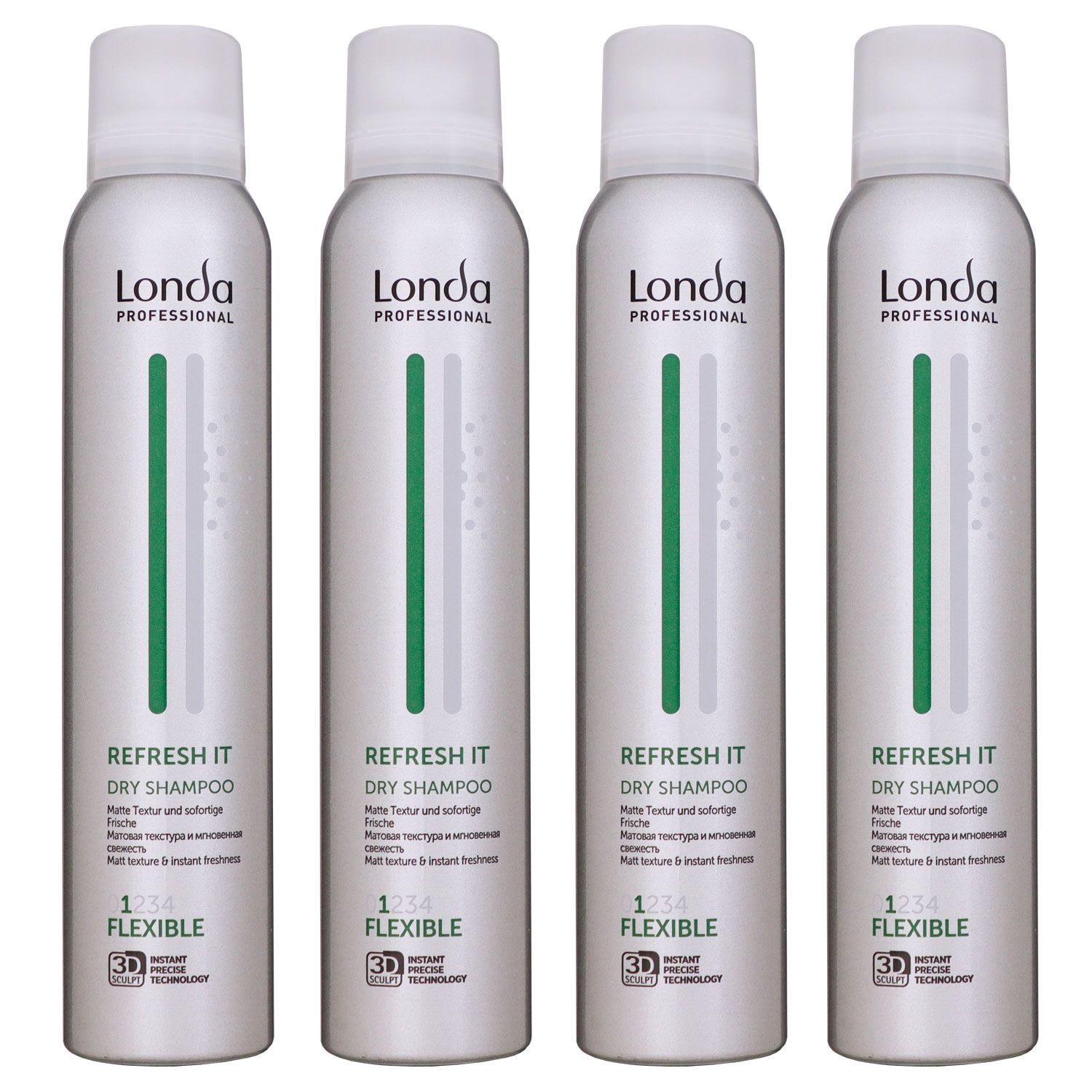 Londa Refresh It 4 x 180 ml Trockenshampoo Set