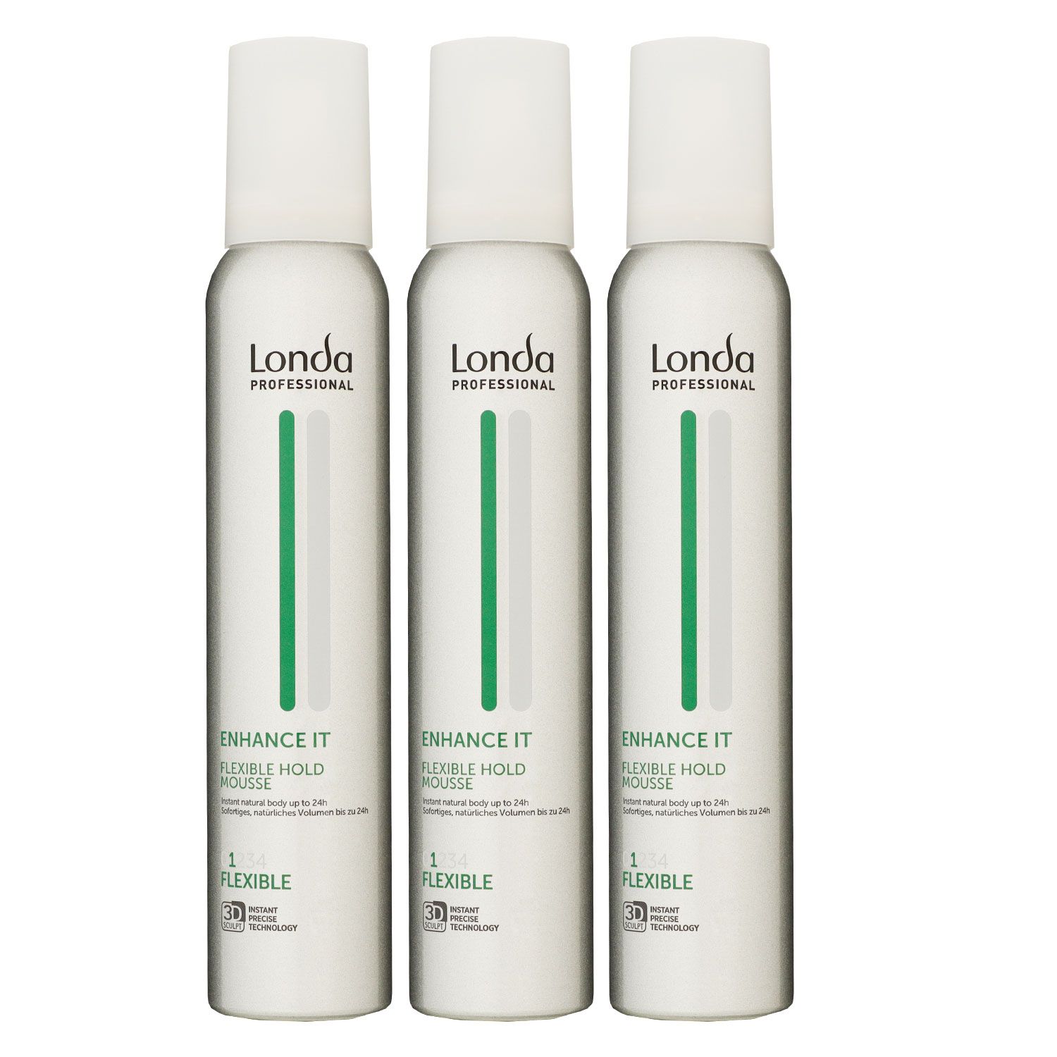 Londa Styl Enhance it 3 x 200 ml Schaumfestiger nat�rlicher halt Set