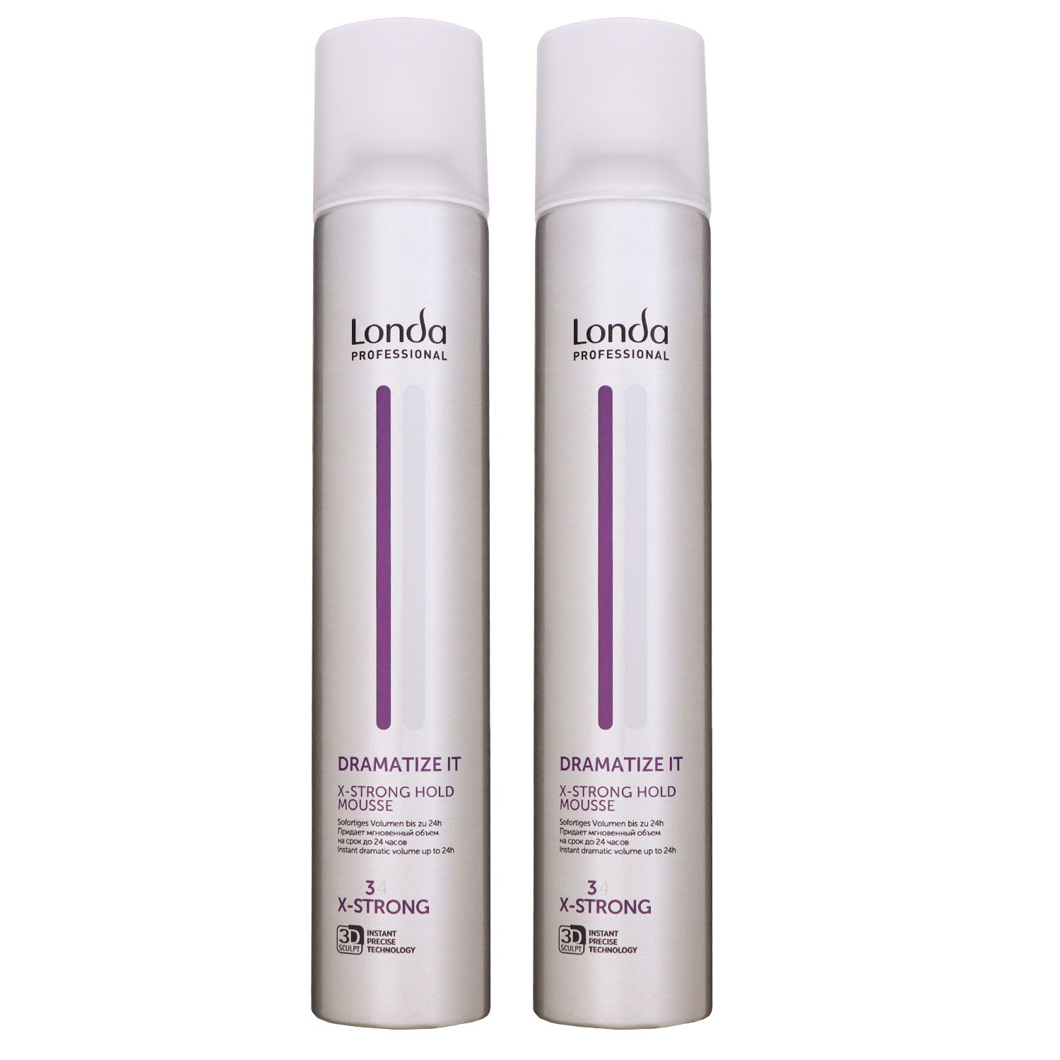 Londa Style Dramatize It 2 x 500 ml extrastarker Haarschaum Set