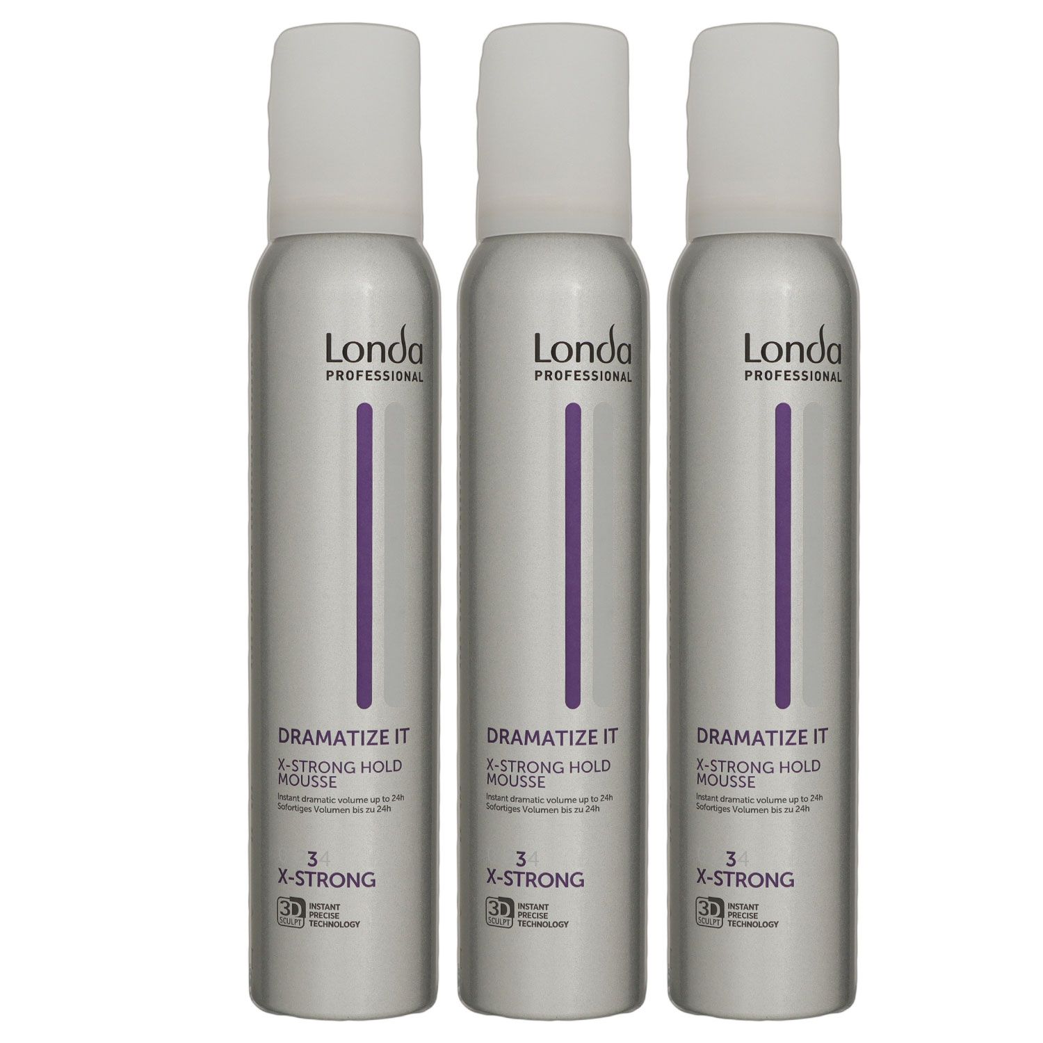 Londa Style Dramatize It 3 x 200 ml Schaumfestiger starker halt Set