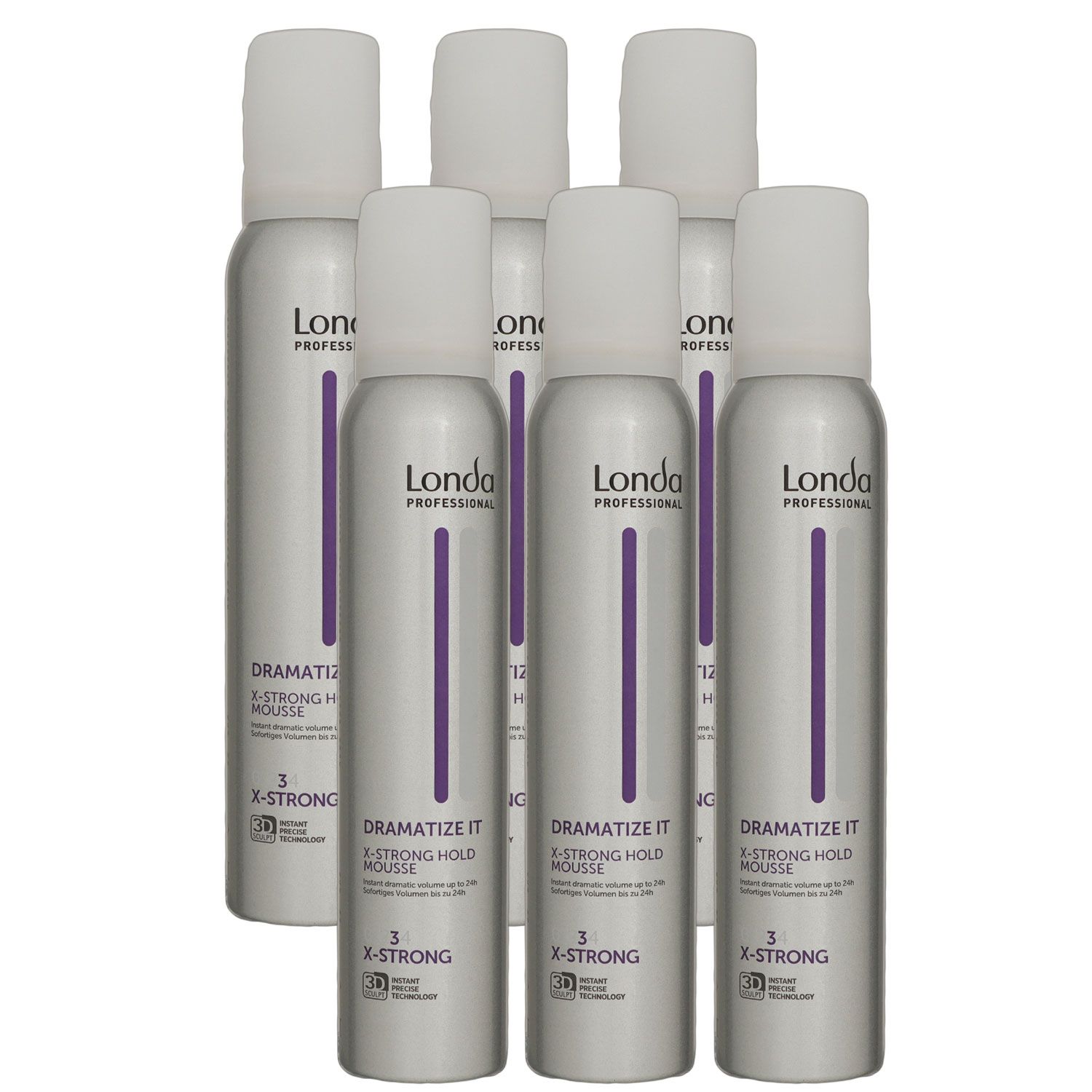 Londa Style Dramatize It 6 x 200 ml Schaumfestiger starker halt Set