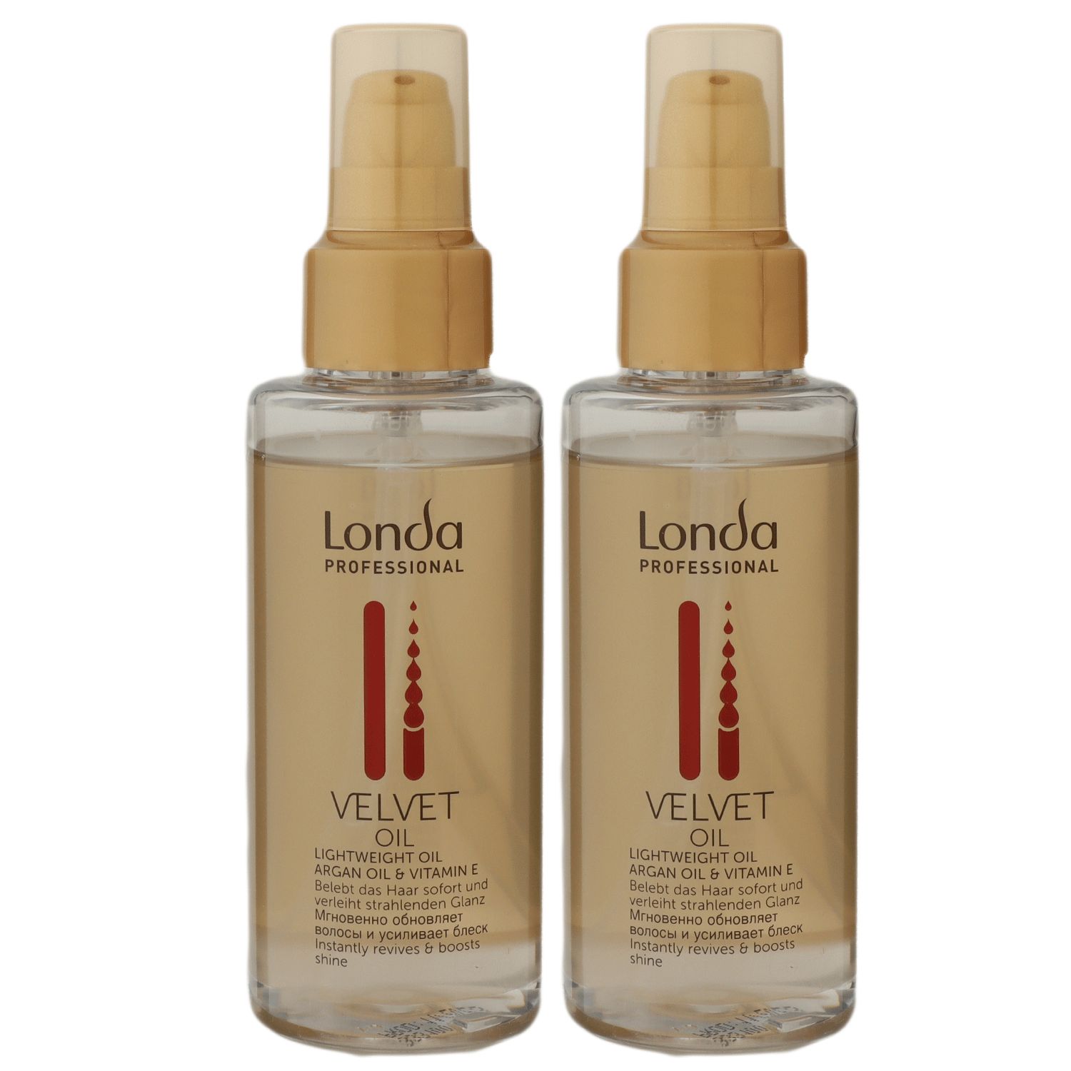 Londa Velvet Oil 2 x 100 ml Lightweight Haar�l mit Argan�l Set