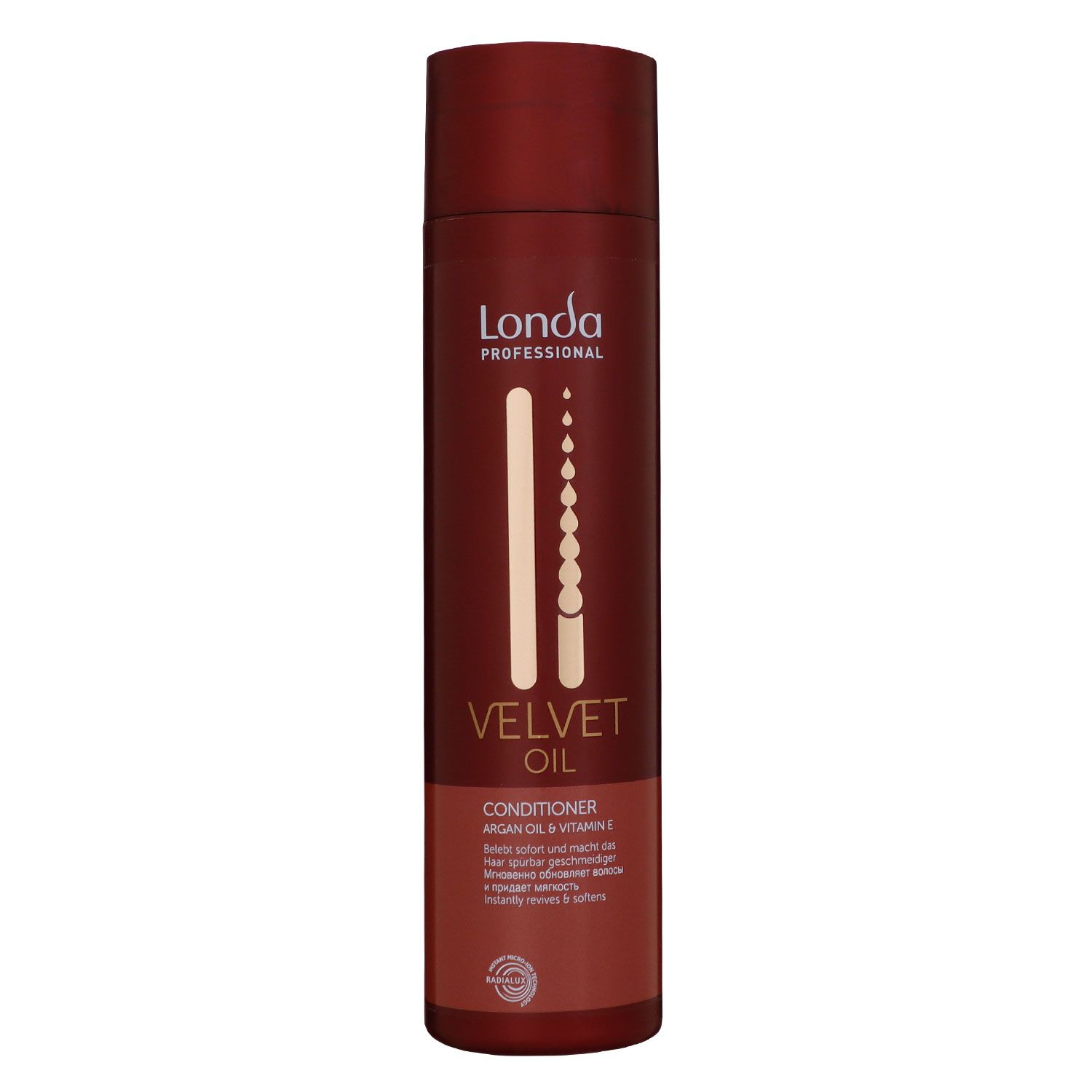 Londa Velvet Oil Conditioner 250 ml mit Argan�l Sp�lung Pflege trocknes Haar