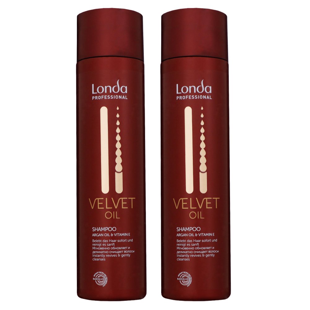 Londa Velvet Oil Shampoo 2 x 250 ml Set bei Riemax