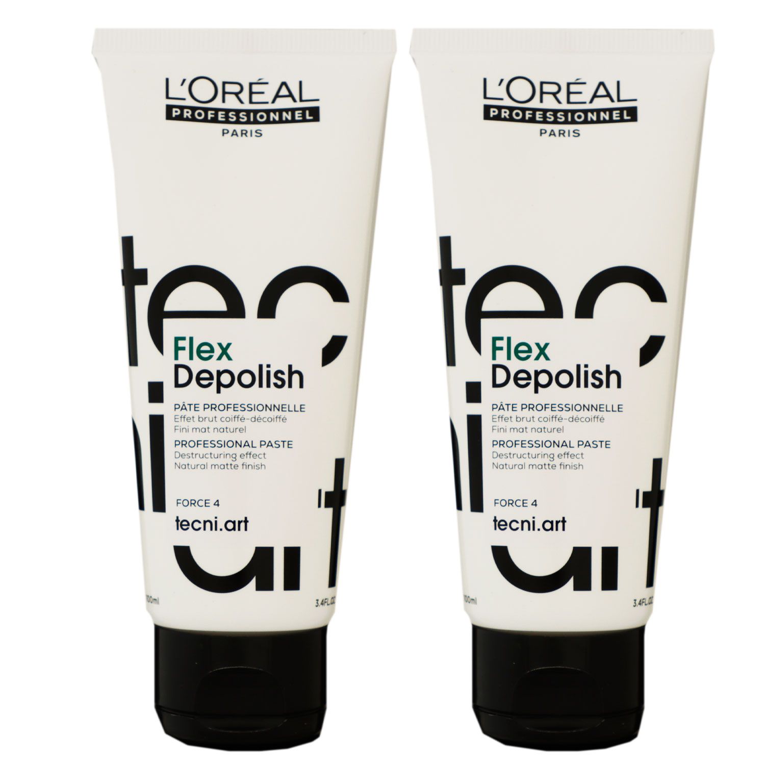 Loreal Flex Depolish Tecni. ART 2 x 100 ml Stylingpaste starker halt Set