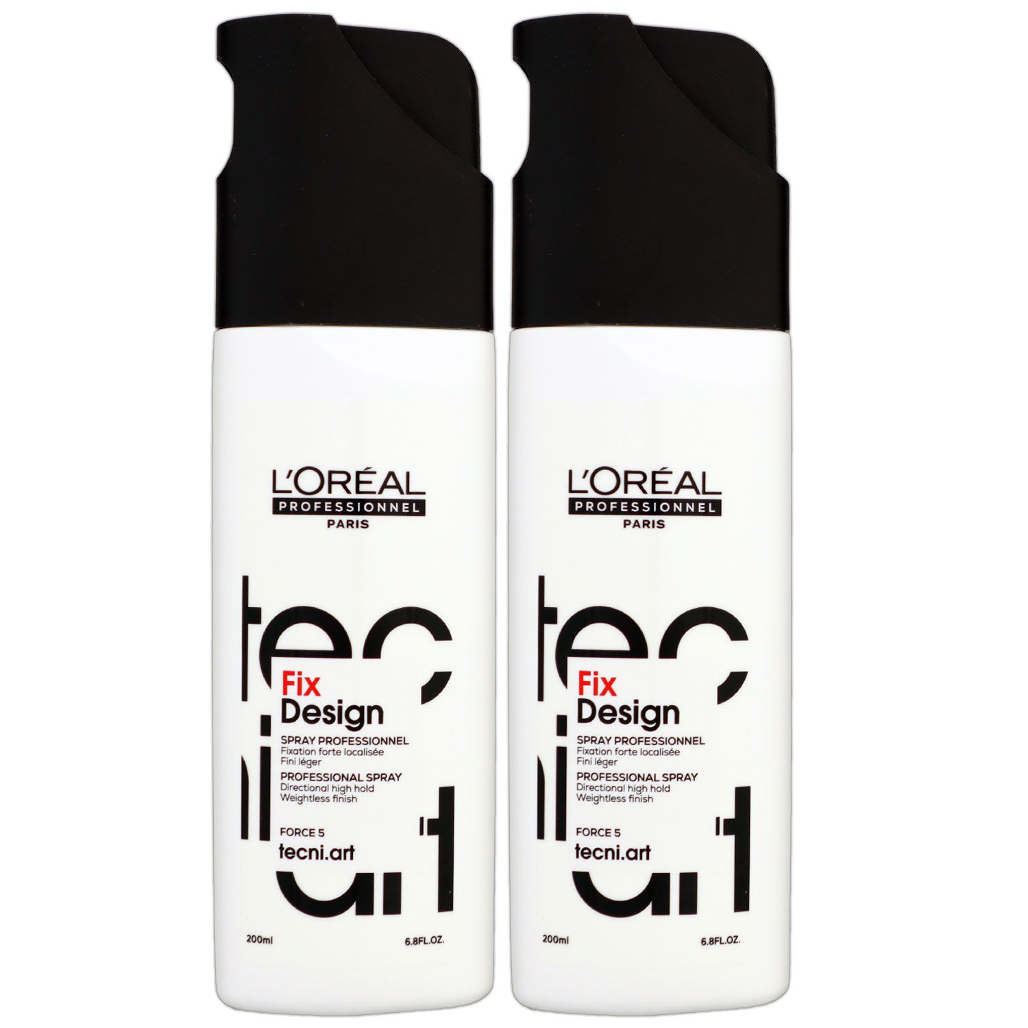 Loreal Tecni. ART Fix Design 2 x 200 ml Haarspray starker halt Set