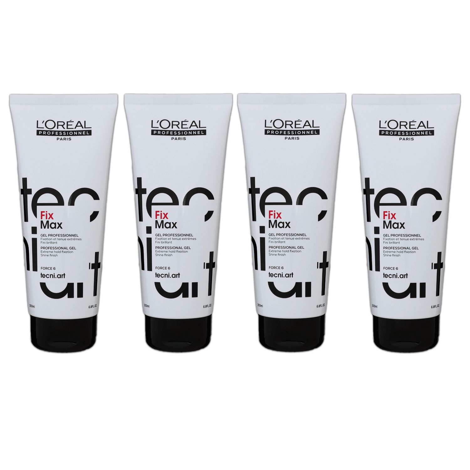 Loreal Tecni. ART Fix Max 4 x 200 ml Haargel extremer Halt Set