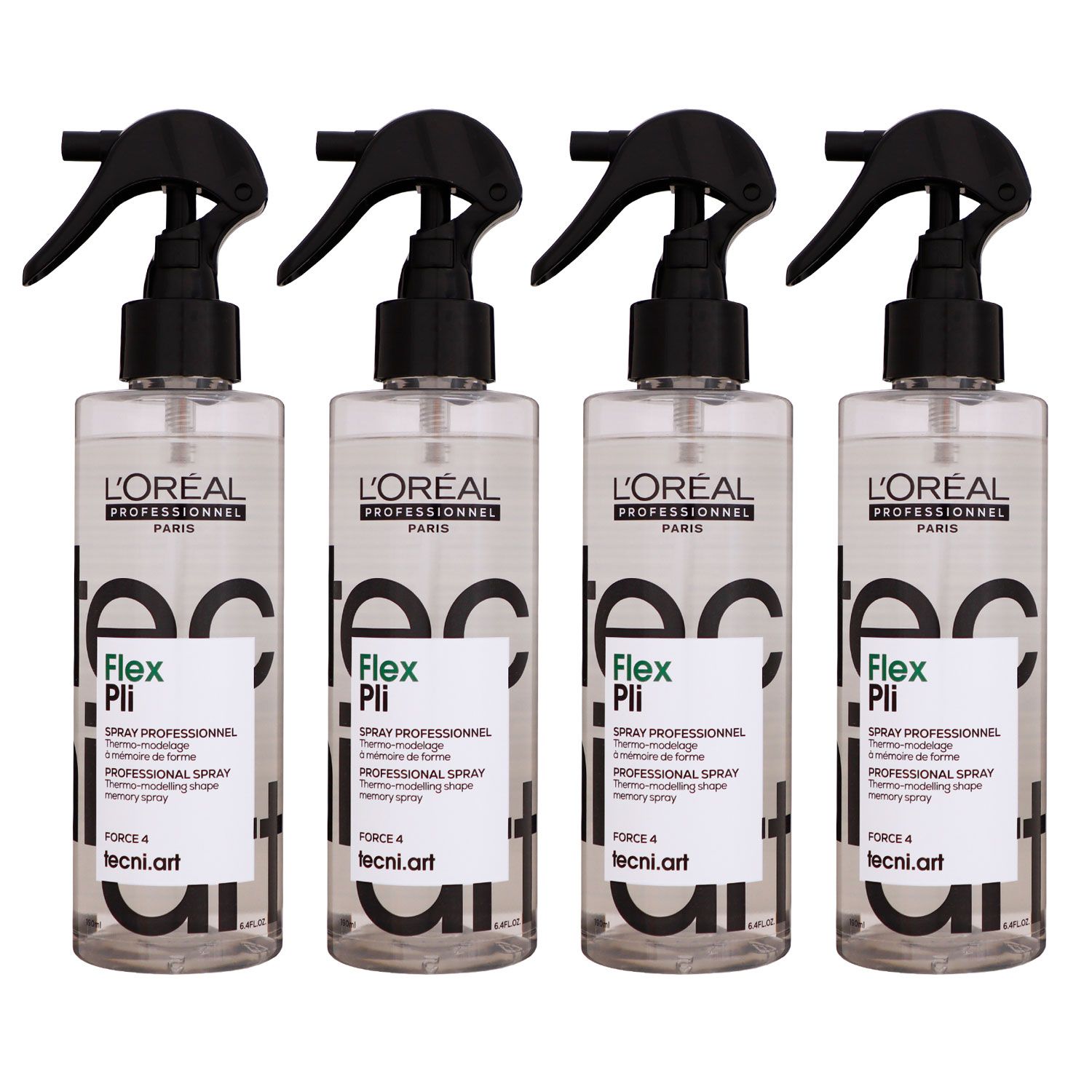 Loreal Tecni. ART Flex Pli 4 x 90 ml Hitzeschutzspray Thermospray Set