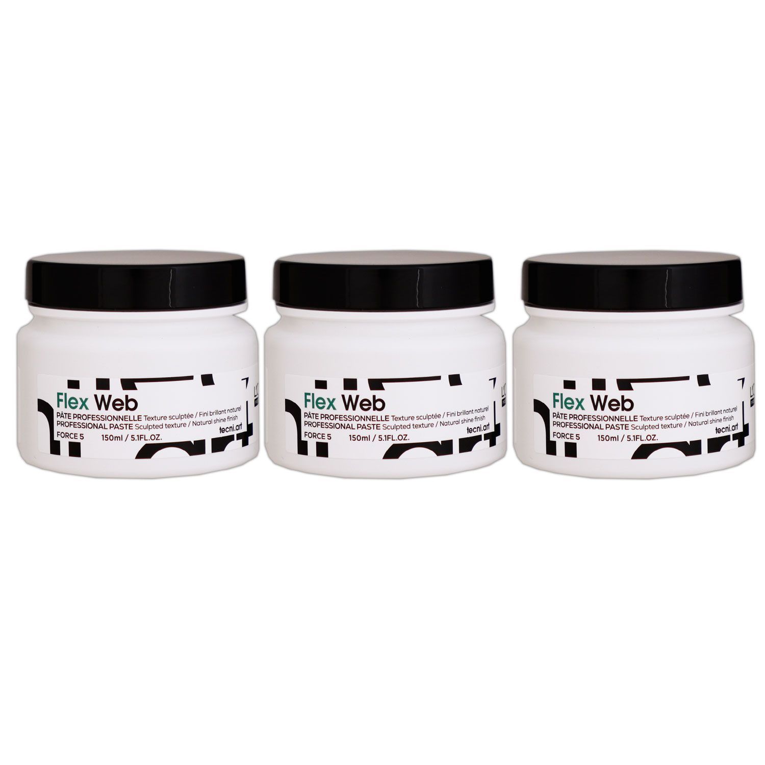 Loreal Tecni. ART Flex WEB 3 x 150 ml Gel Haargel starker Halt Set
