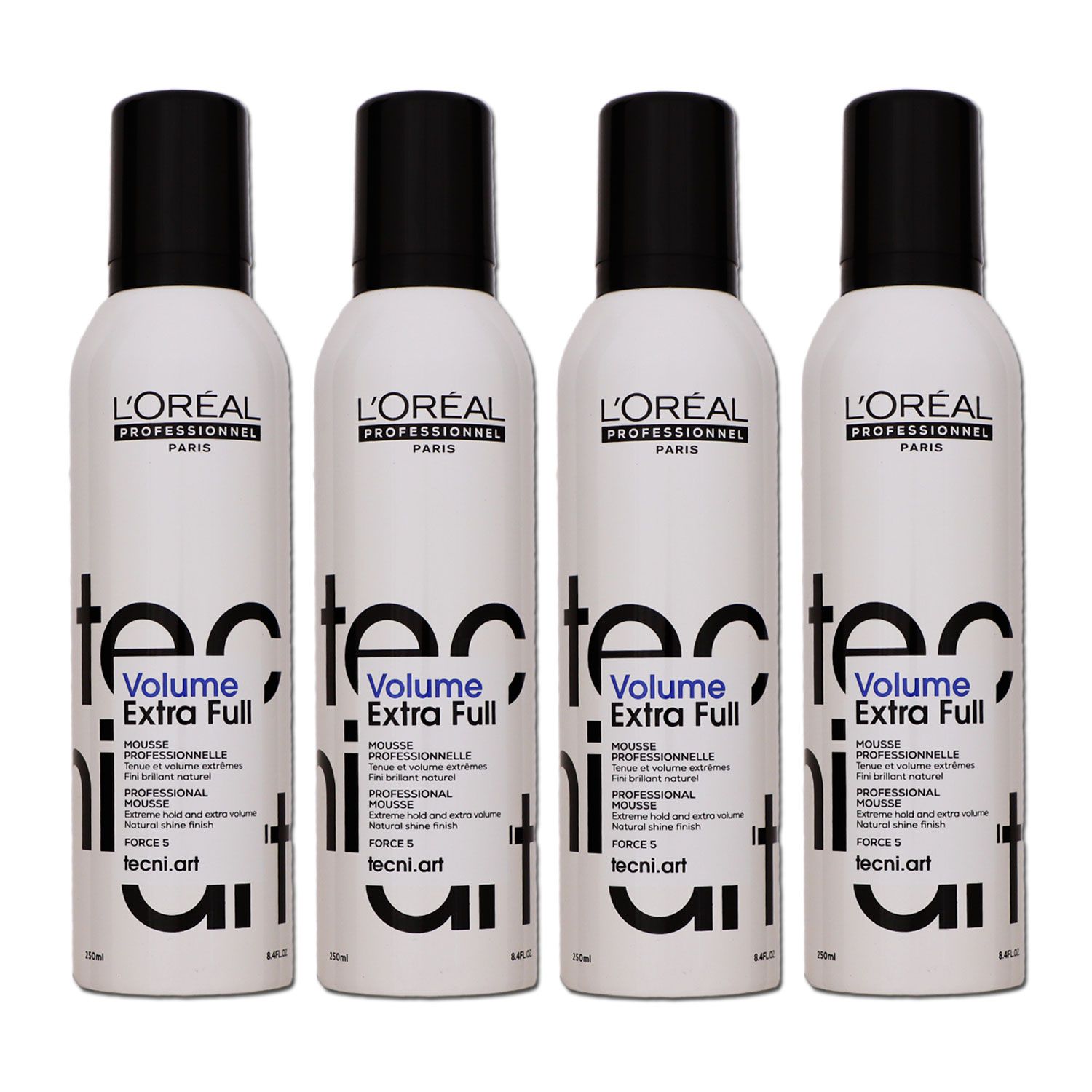 Loreal Tecni. ART Volume Extra Full 4 x 250 ml Haarschaum extremer halt Set