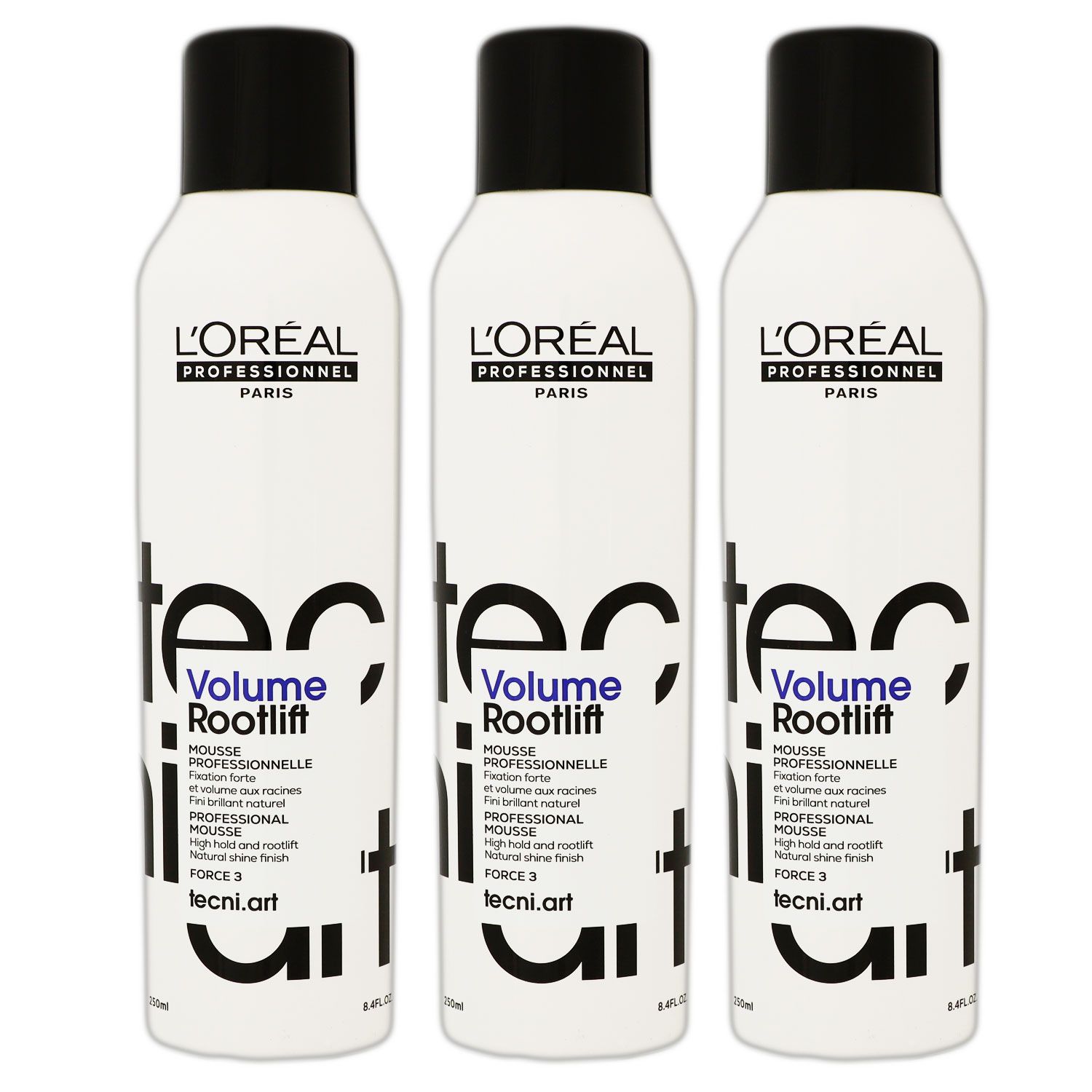 Loreal Tecni. ART Volume Rootlift 3 x 250 ml Ansatzschaum Set