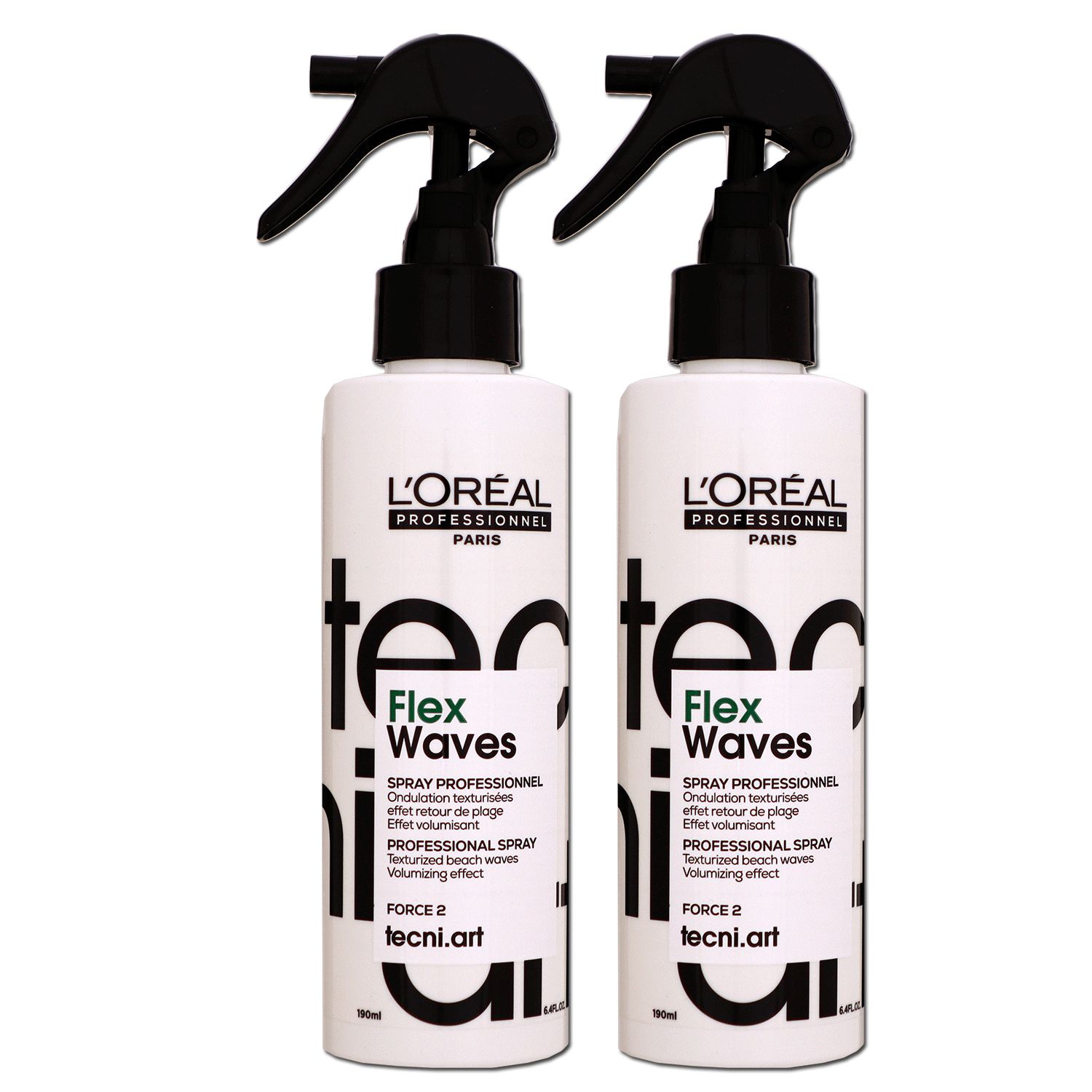 Loreal Tecni Art Flex Waves 2 x 190 ml Salz Spray Set