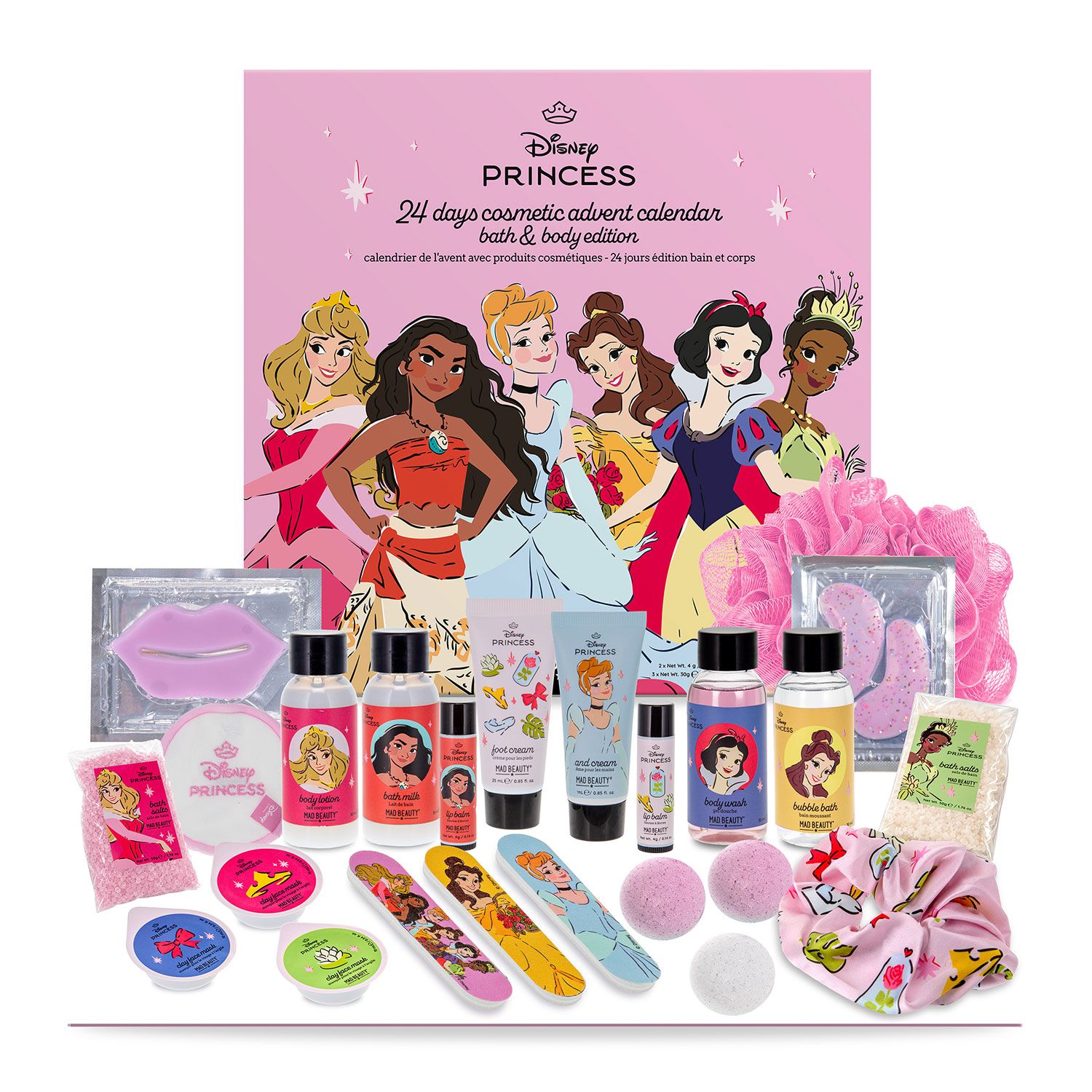 Mad Beauty Disney Classic Princess Adventskalender 24 Pflegeprodukte