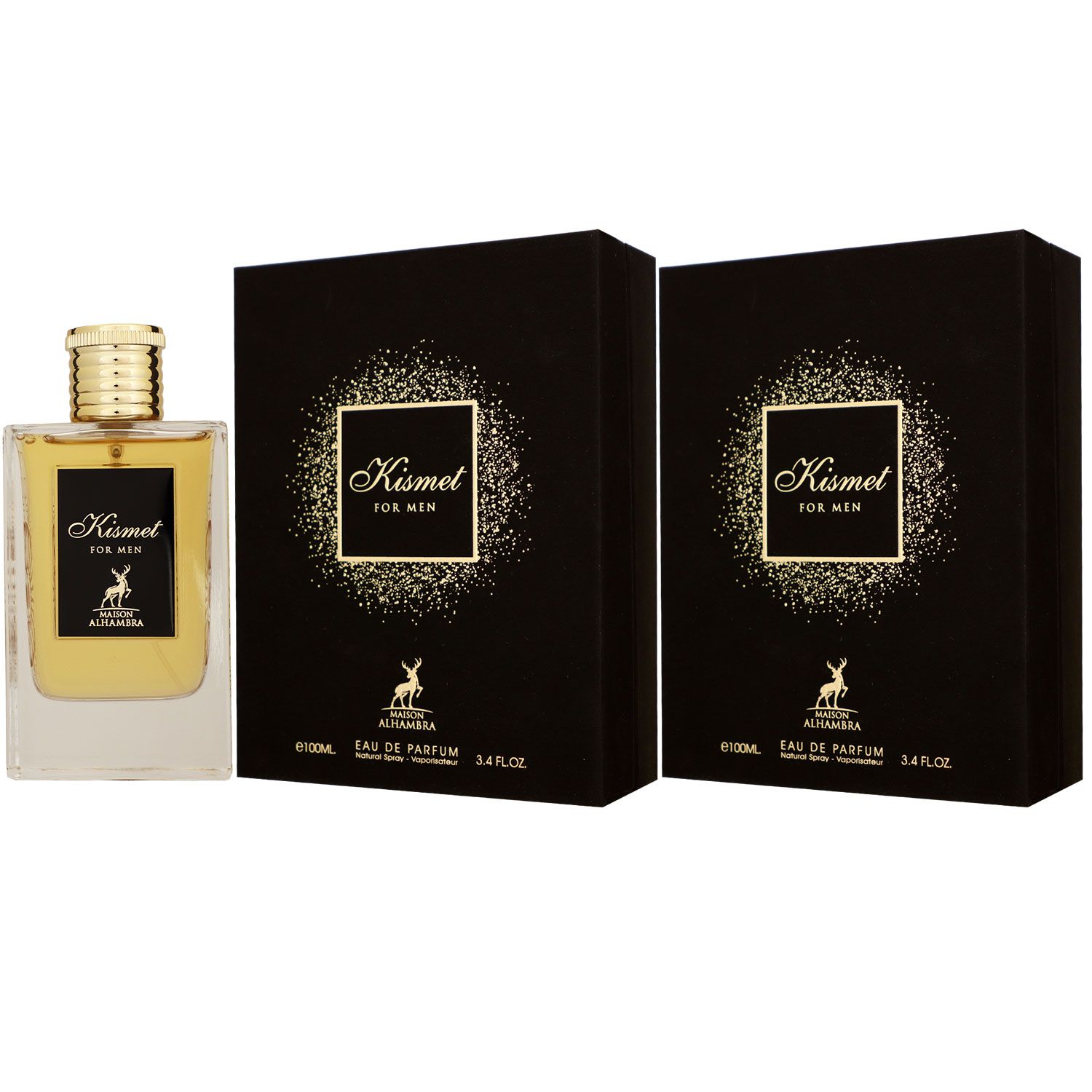 Maison Alhambra Kismet for Men 2 x 100 ml Eau de Parfum EDP Set Herrenparfum