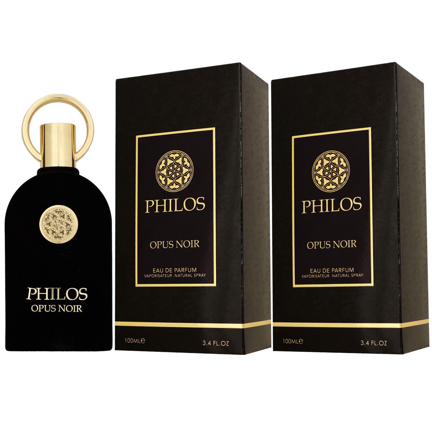 Maison Alhambra Philos Opus Noir 2 x 100 ml EDP Unisex Duft Set
